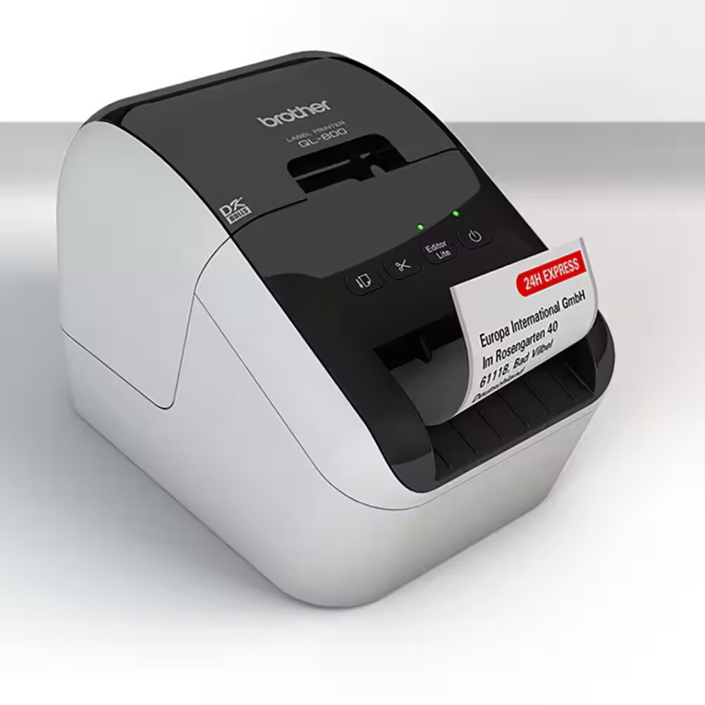 Impressora Térmica para Código de Barras Brother 300dpi QL800 USB