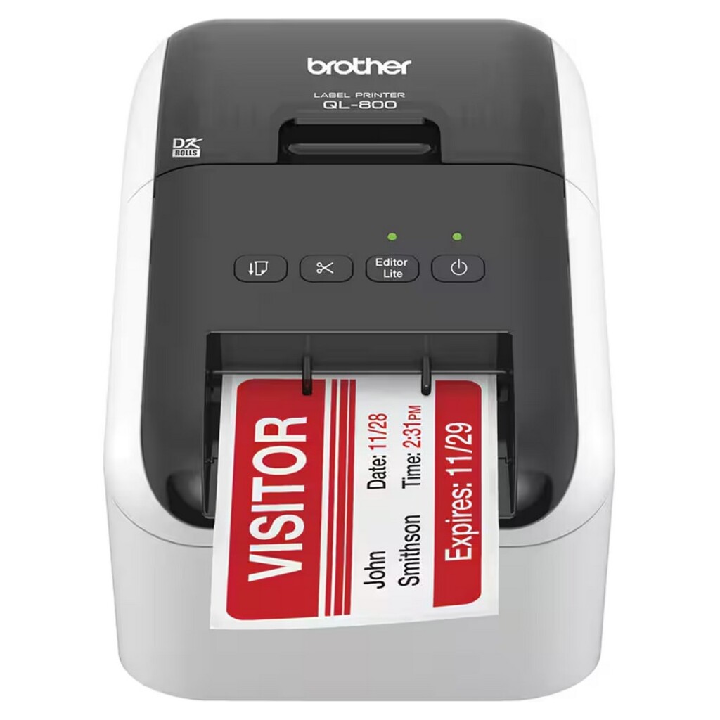 Impressora Térmica para Código de Barras Brother 300dpi QL800 USB