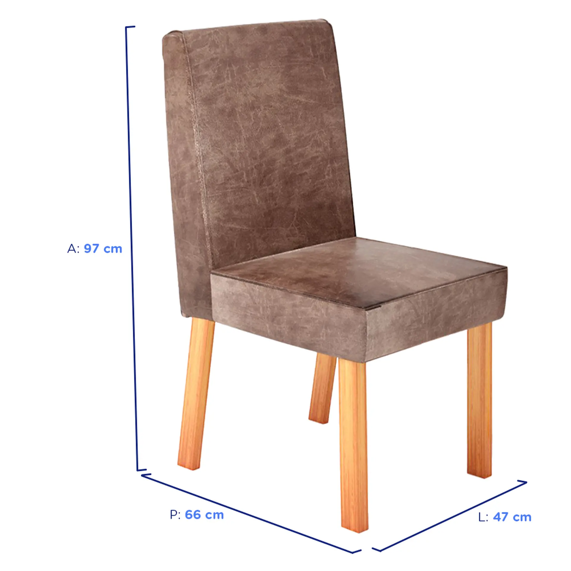 Conjunto de Mesa 4 Cadeiras Tampo MDF e Vidro Ghaia Bom Pastor - Naturale Off