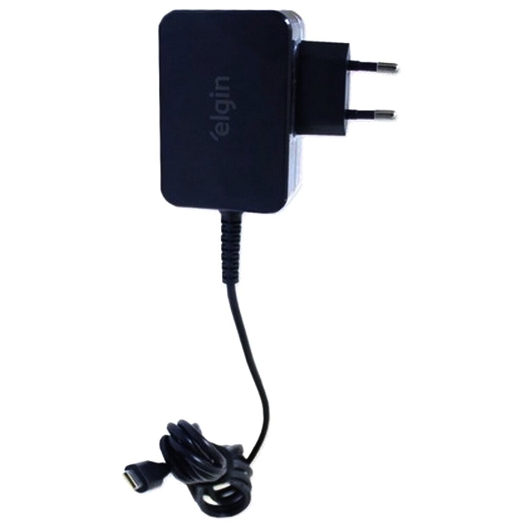 Fonte para Notebook Type-C 65W 5 a 20V 3,25A Bivolt Elgin - 46RFTE65WTPC