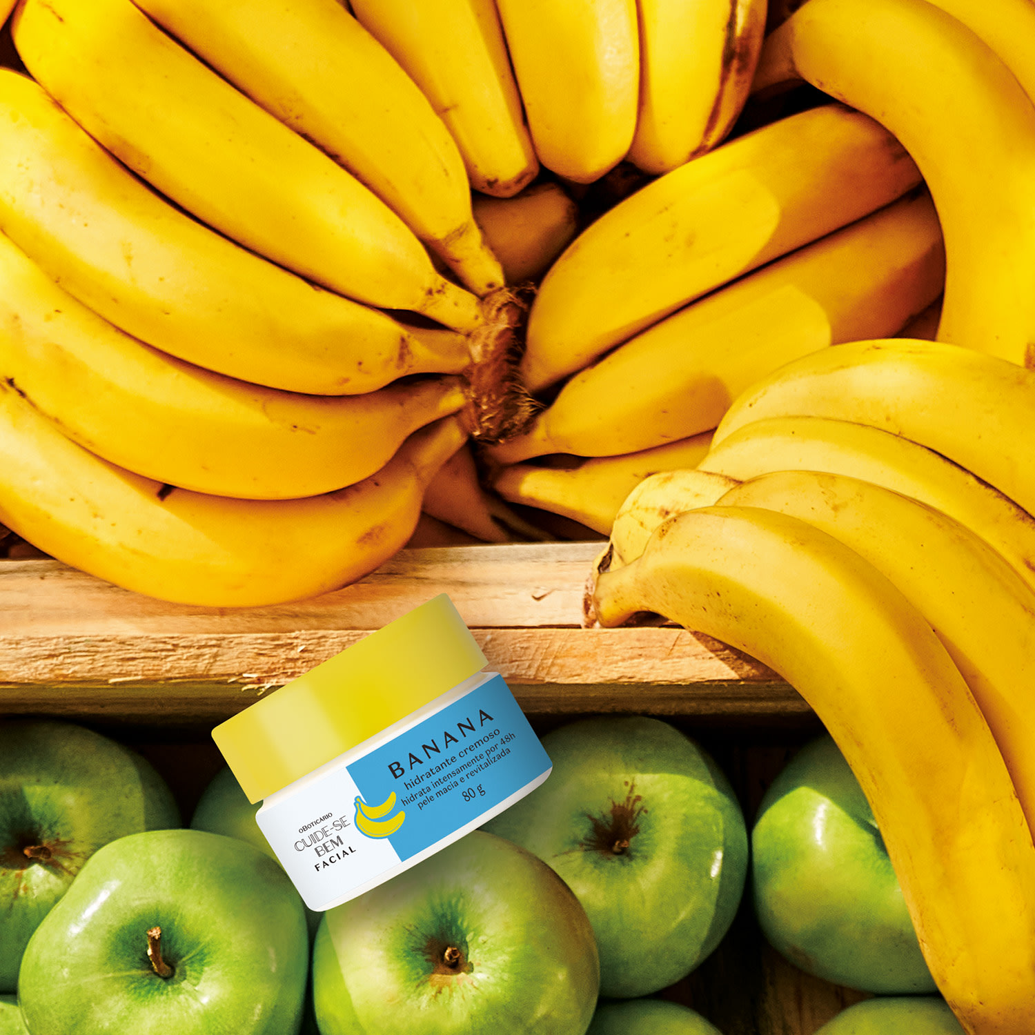 Hidratante Cremoso Facial Cuide-se Bem Feira Banana 80g