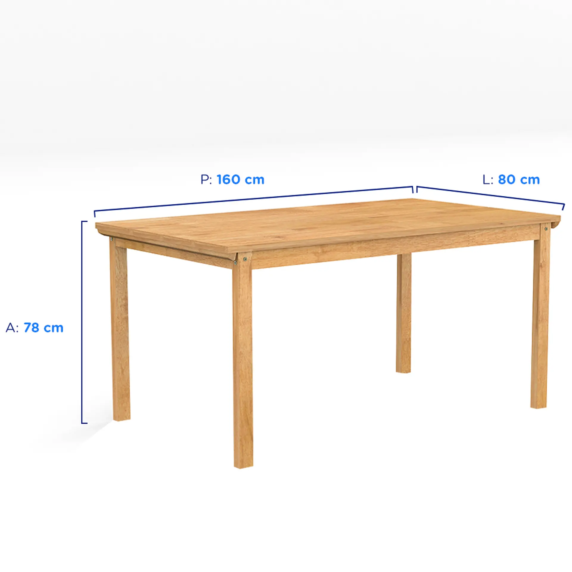 Conjunto de Mesa 6 Cadeiras Tampo Madeira Itália Rústica Meneghetti - Mel/Cacau