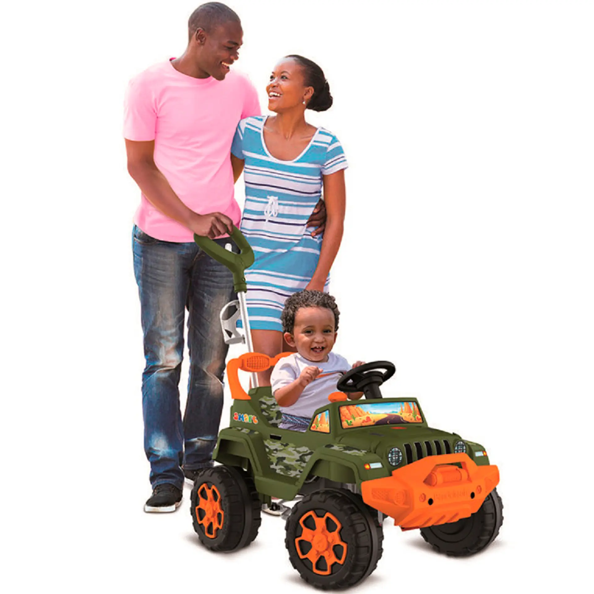 Carro de Passeio a Pedal Infantil Bandeirante Banjipe com Buzina