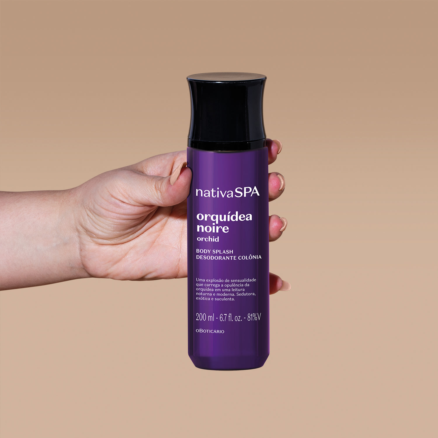Body Splash Nativa Spa Orquídea Noire 200ml