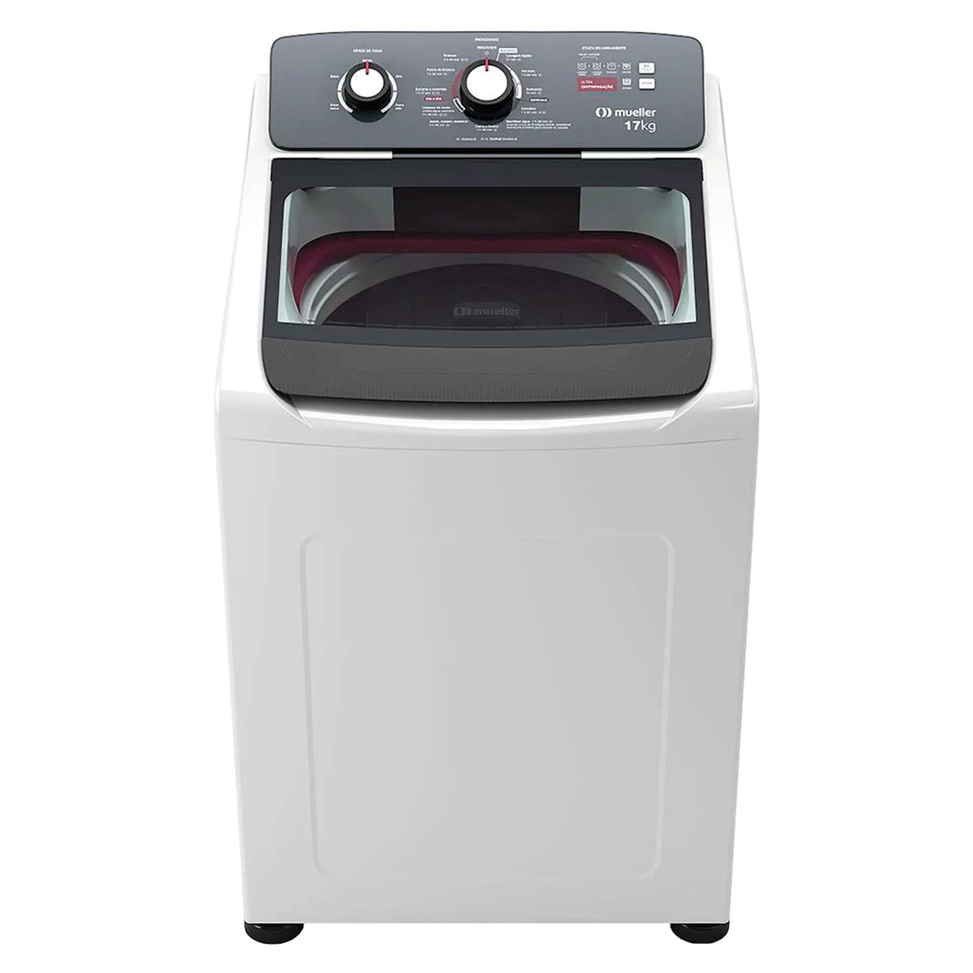 Máquina de Lavar Mueller 17kg Automática 11 Programas MLA17 - Branco - 110 Volts
