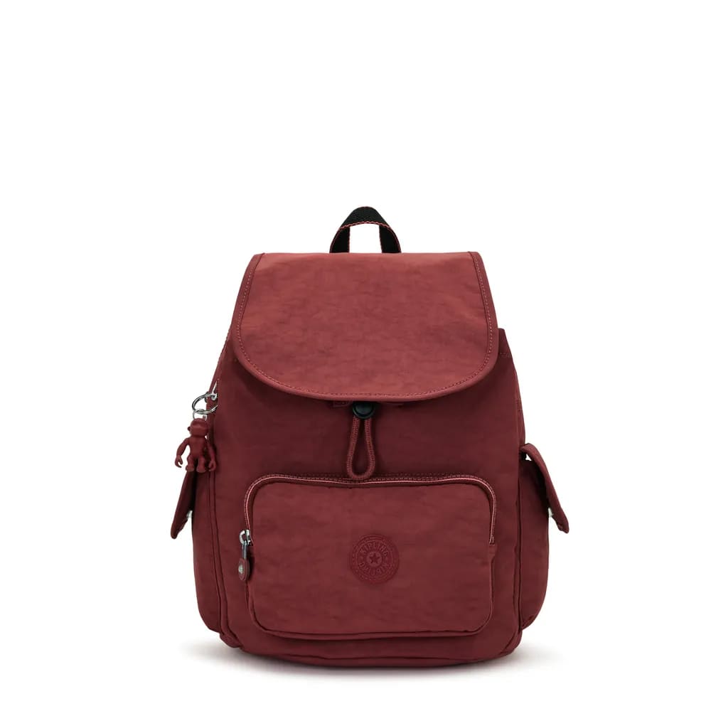 Mochila Kipling City Pack S Grande Vinho