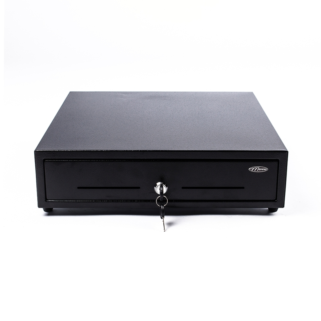 Gaveta de Dinheiro Menno Automática Porta Cédulas e Moedas Preto - MG41 B