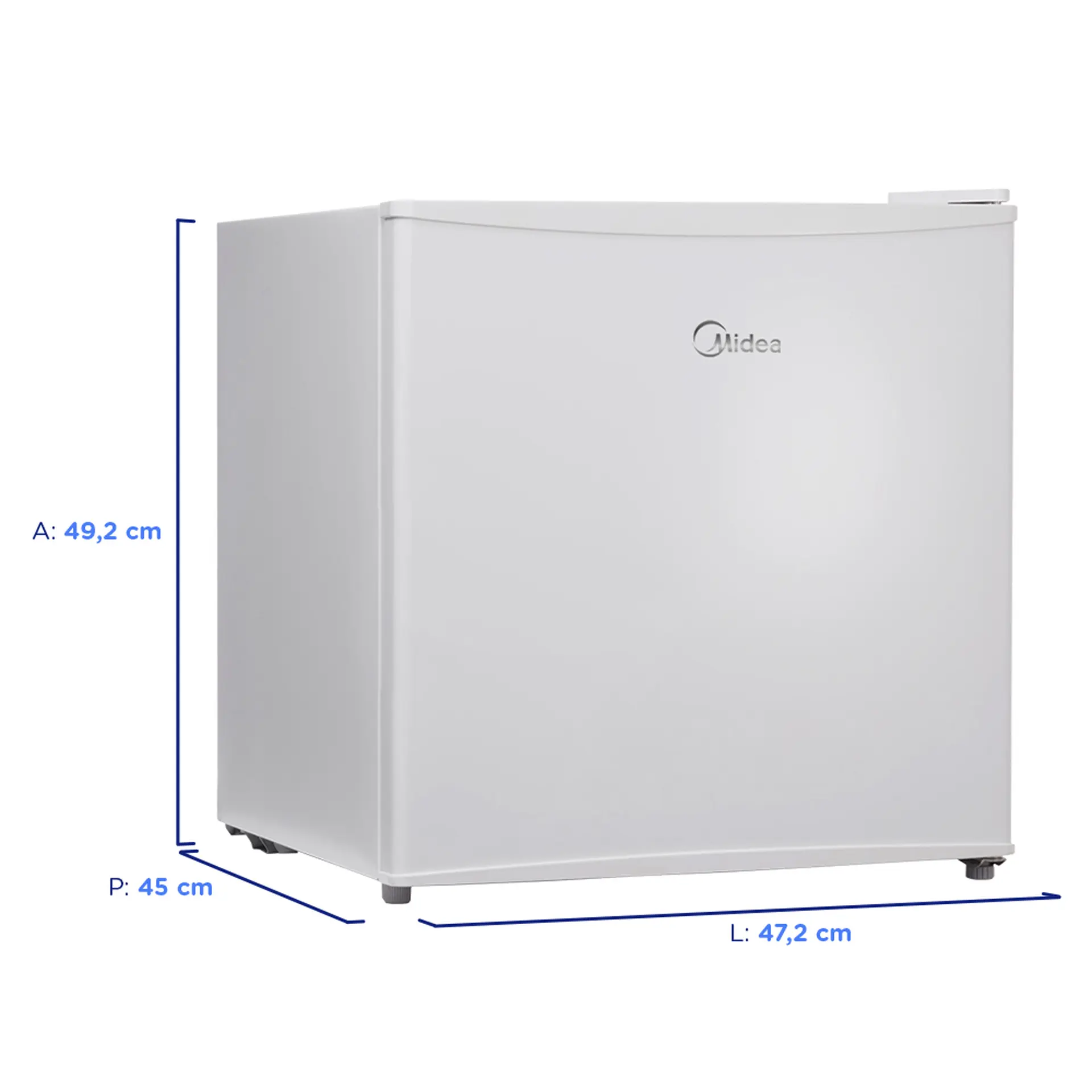 Frigobar Midea 45L 1 Porta Degelo Manual MRC06B - Branco - 110 Volts