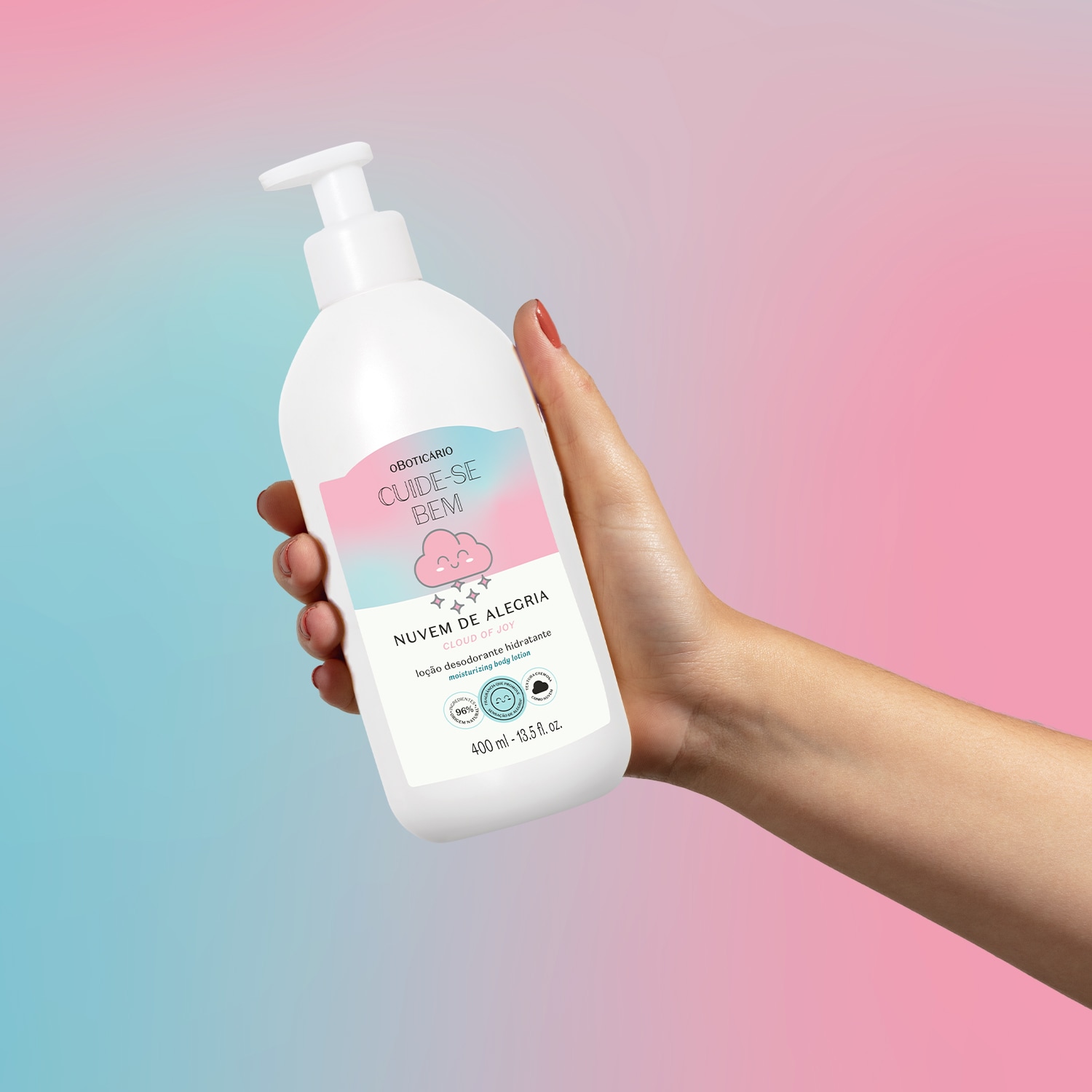 Loção Hidratante Desodorante Corporal Cuide-se Bem Nuvem de Alegria 400ml