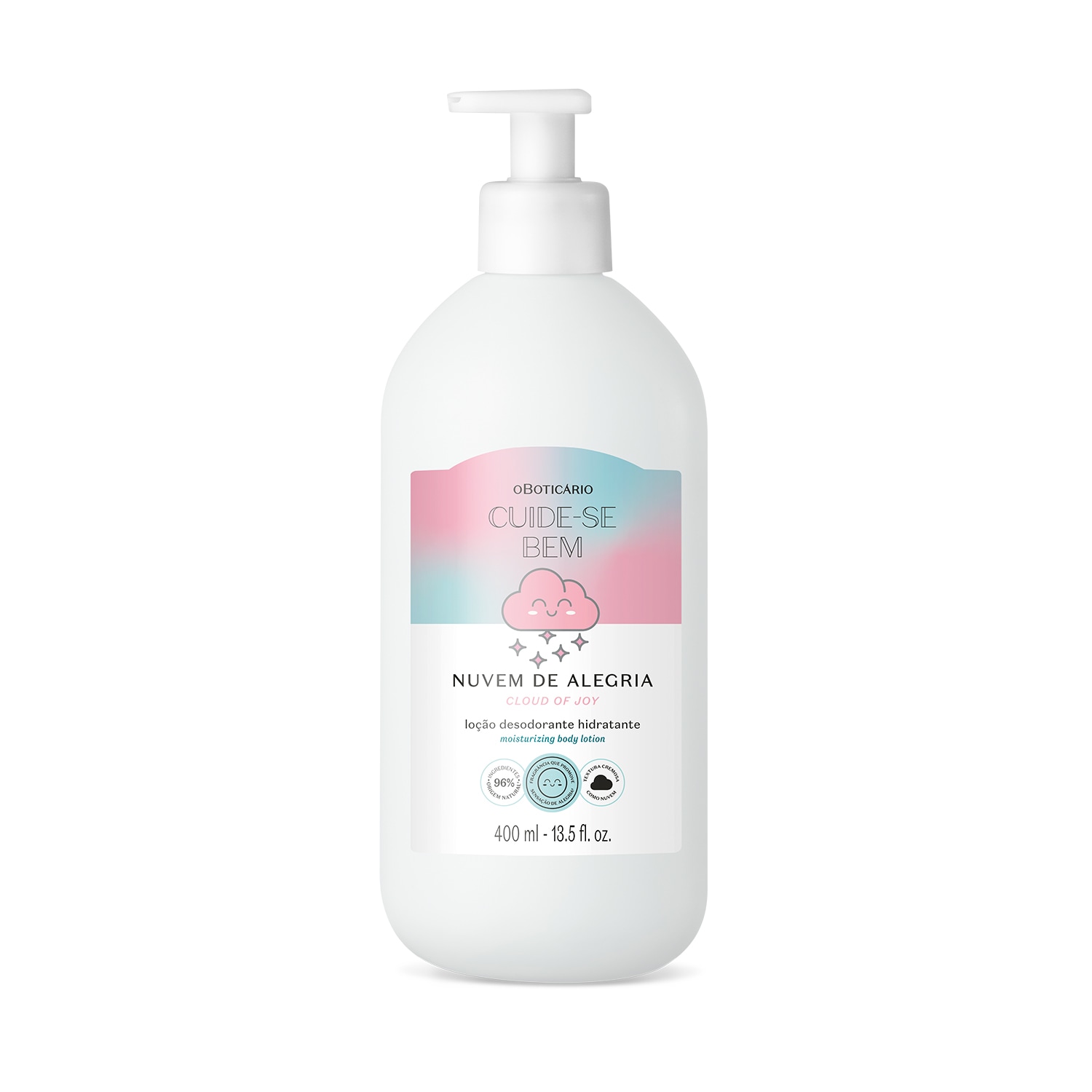 Loção Hidratante Desodorante Corporal Cuide-se Bem Nuvem de Alegria 400ml