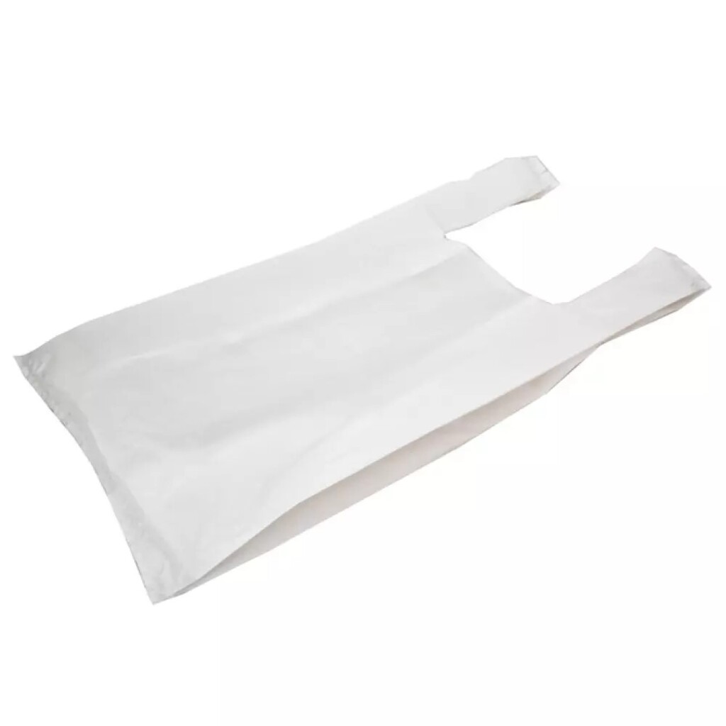 Sacola Plástica Branca 38x48cm Tipo M Pacote com 1000 Unidades - Plasmel - 200143/1