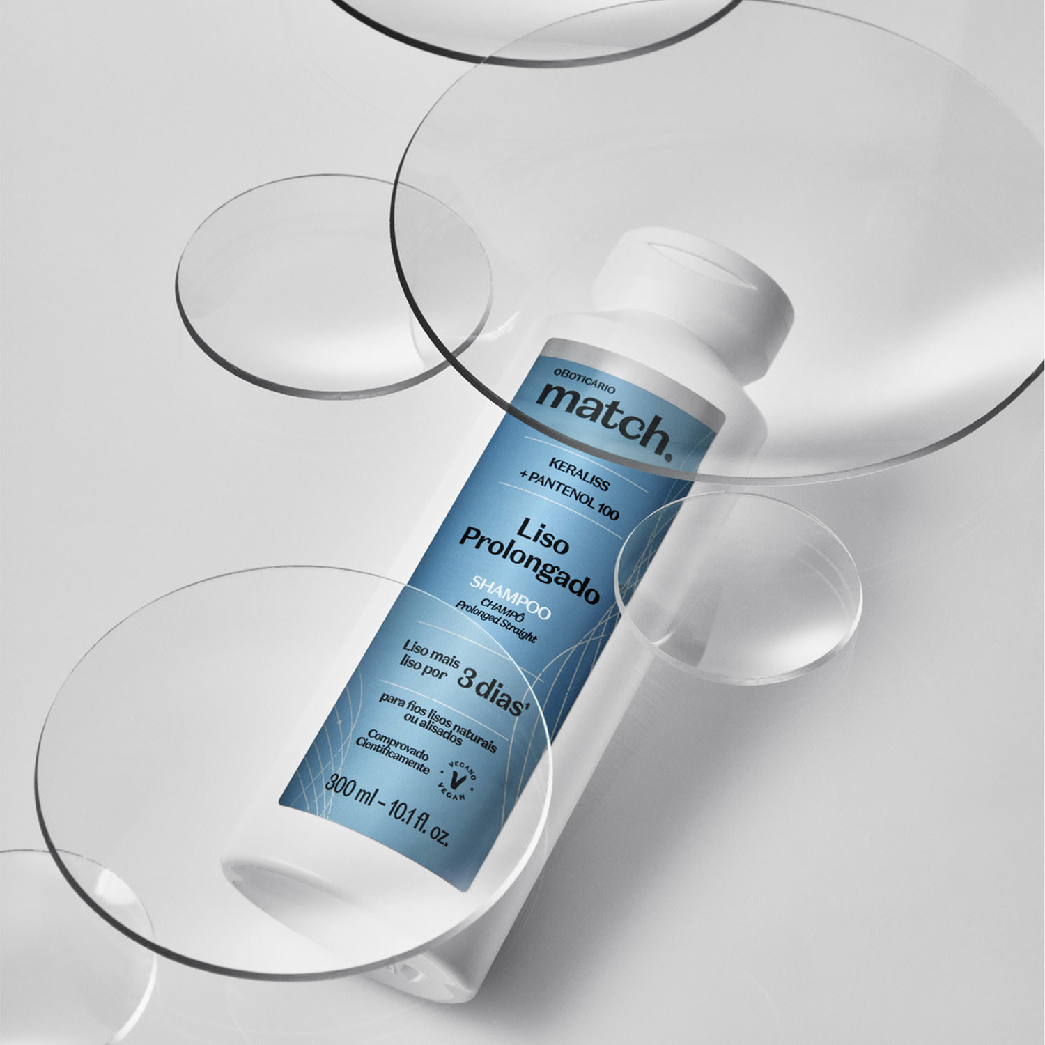 Shampoo Match Liso Prolongado 300ml