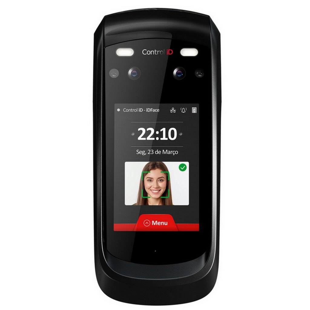 Controle de Acesso Control iD IDFACE/FP/A WiFi Facial e QR Code