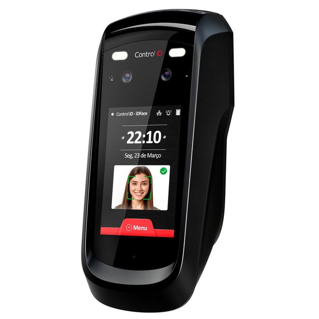 Controle de Acesso Control iD IDFACE/FP/A WiFi Facial e QR Code