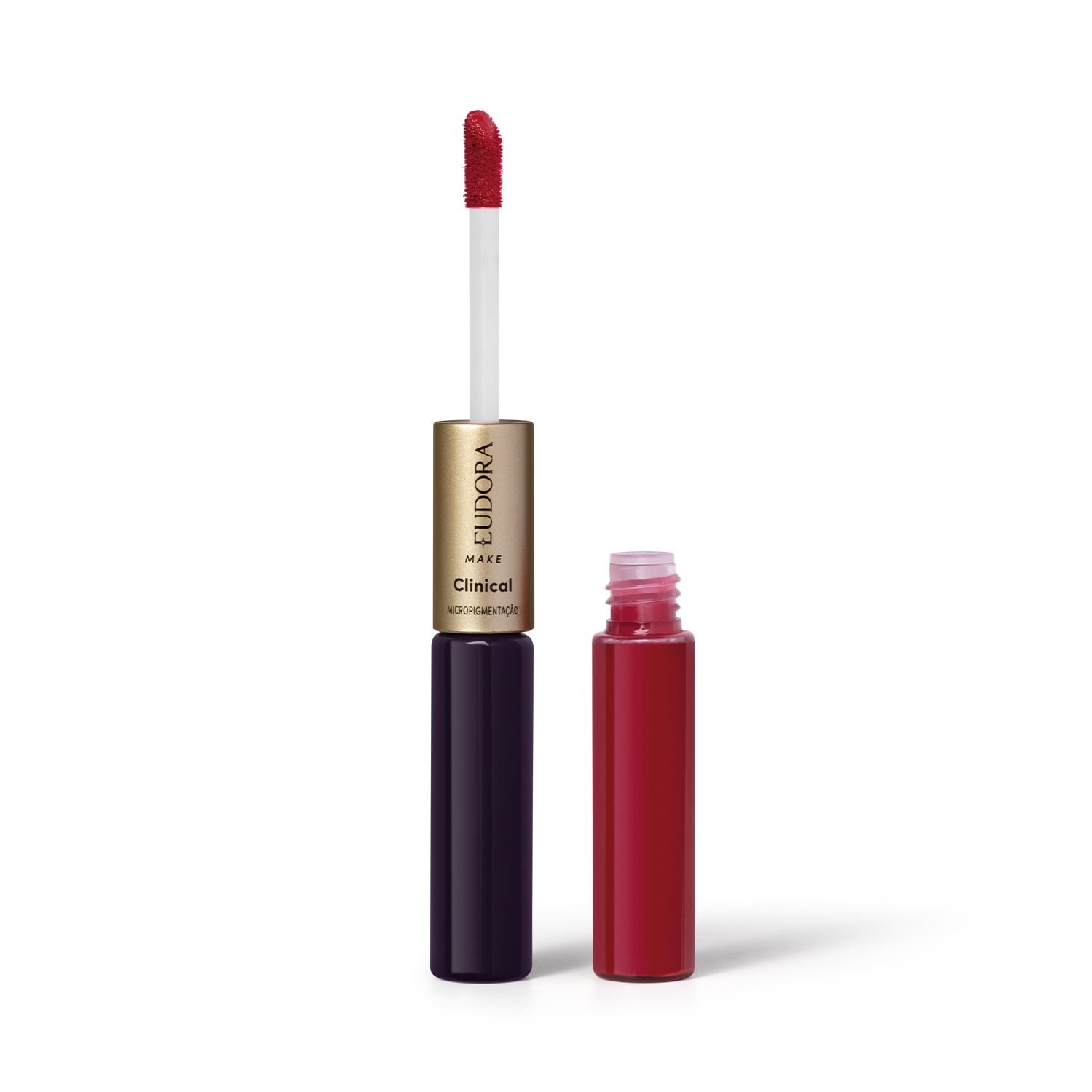 Batom Líquido Vermelho Magnífico Duo Clinical Micropigmentação 3,5g