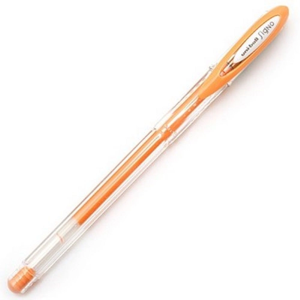 Caneta em Gel Uni Ball Angelic UM-120AC Color Laranja