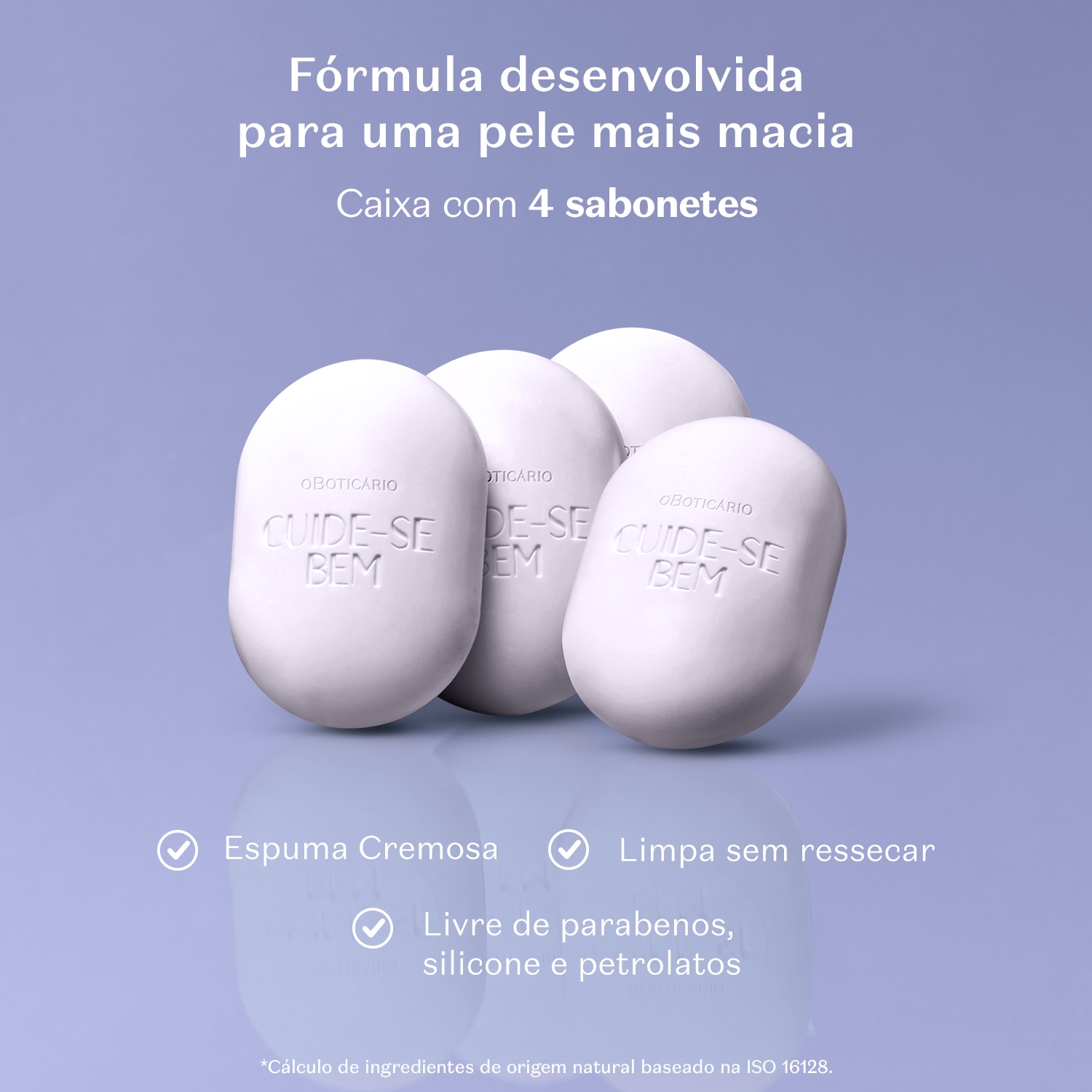 Sabonetes em Barra Cuide-se Boa Noite 4x80g