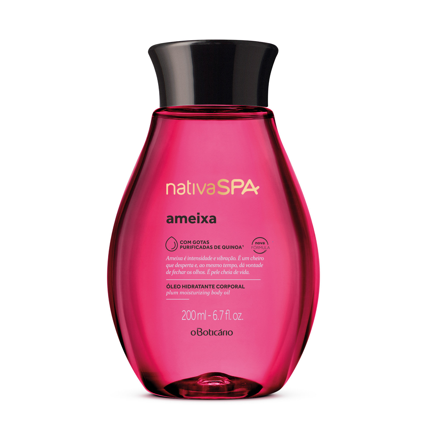 Combo Nativa Spa Ameixa: Loção Nutritiva Desodorante 200ml + Óleo Corporal 200ml