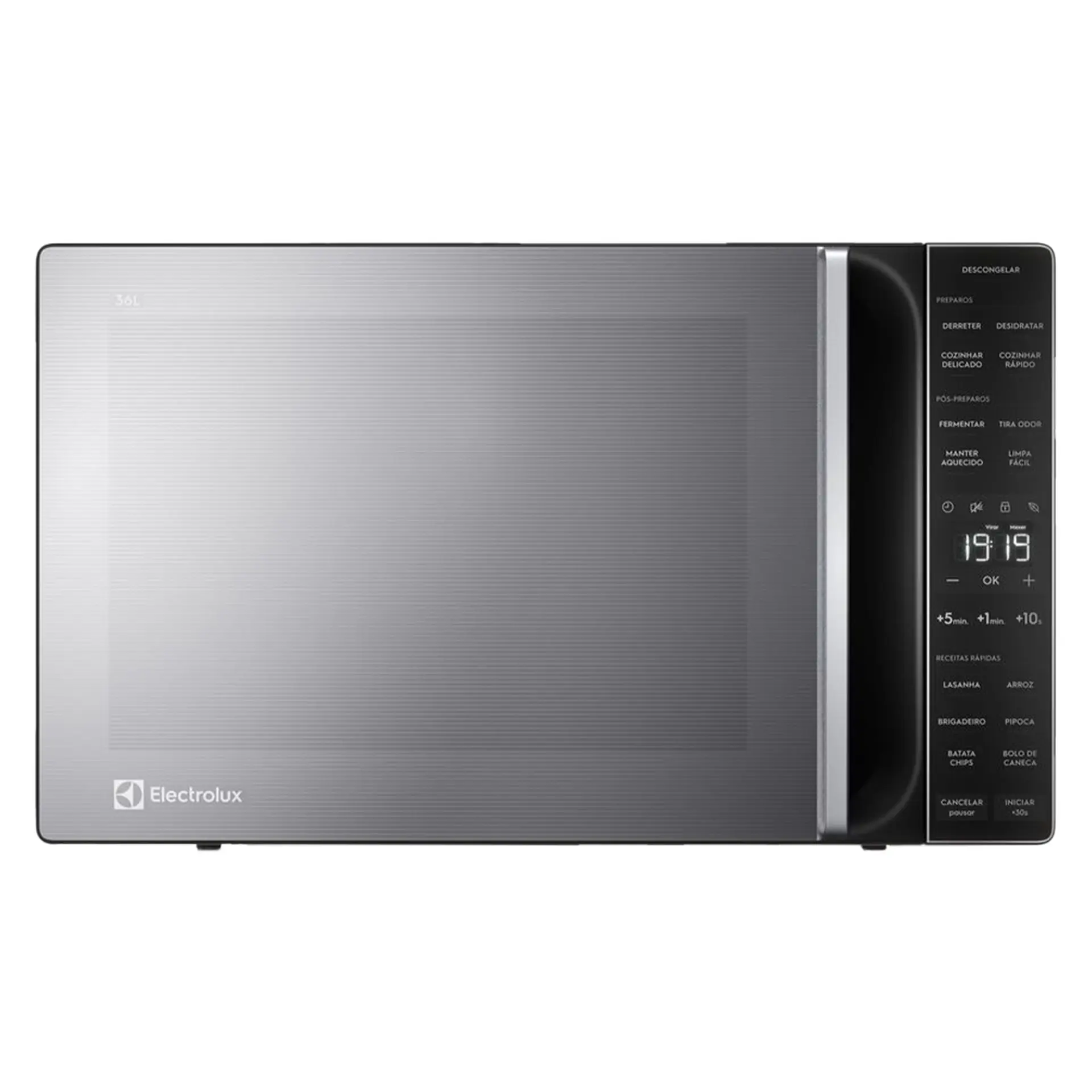 Micro-ondas Electrolux 36L Efficient com Descongelamento Assistido ME36S - Prata - 110 Volts