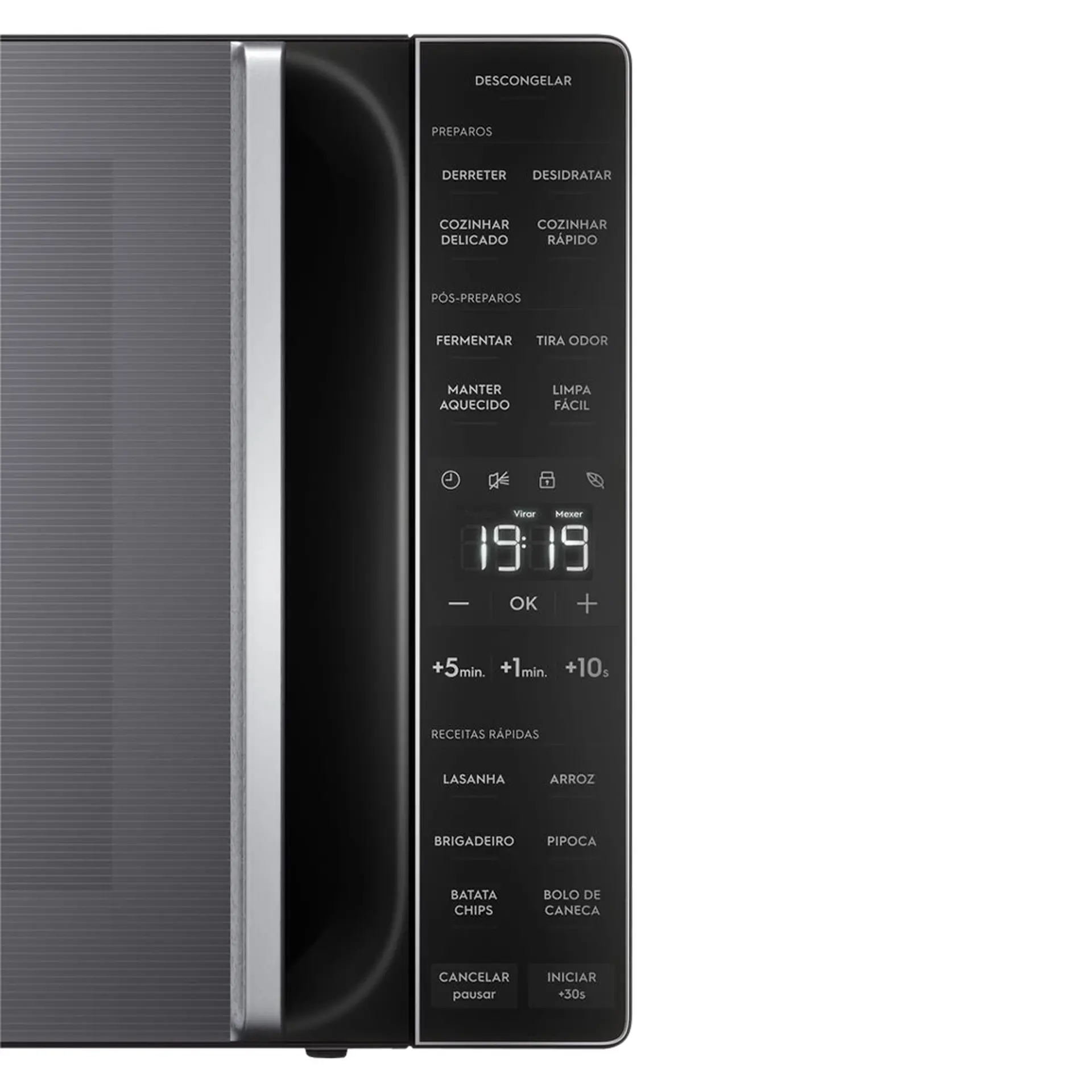 Micro-ondas Electrolux 36L Efficient com Descongelamento Assistido ME36S - Prata - 110 Volts