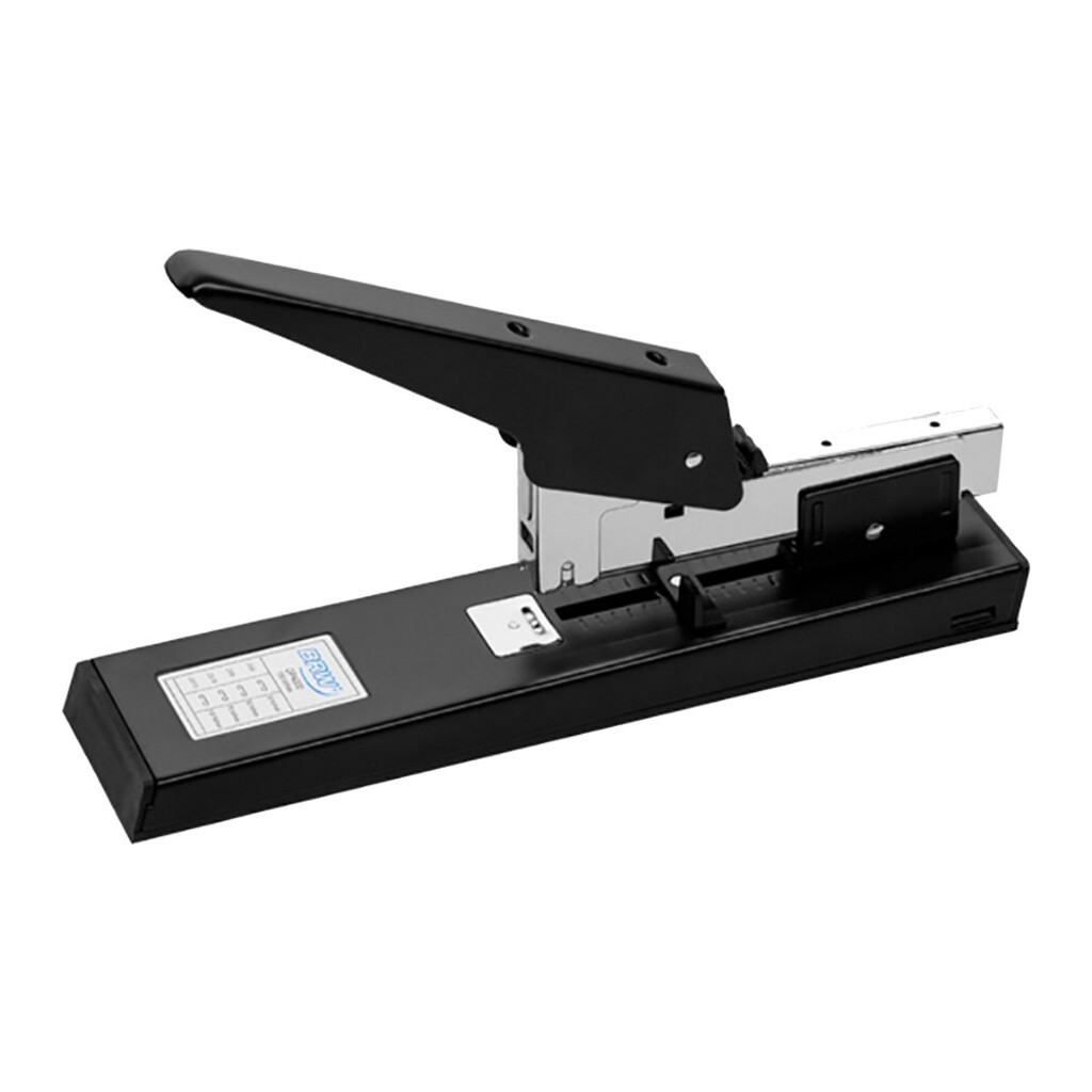 Grampeador de Mesa Metal 100 Folhas Preto BRW - Unitário - GP4000