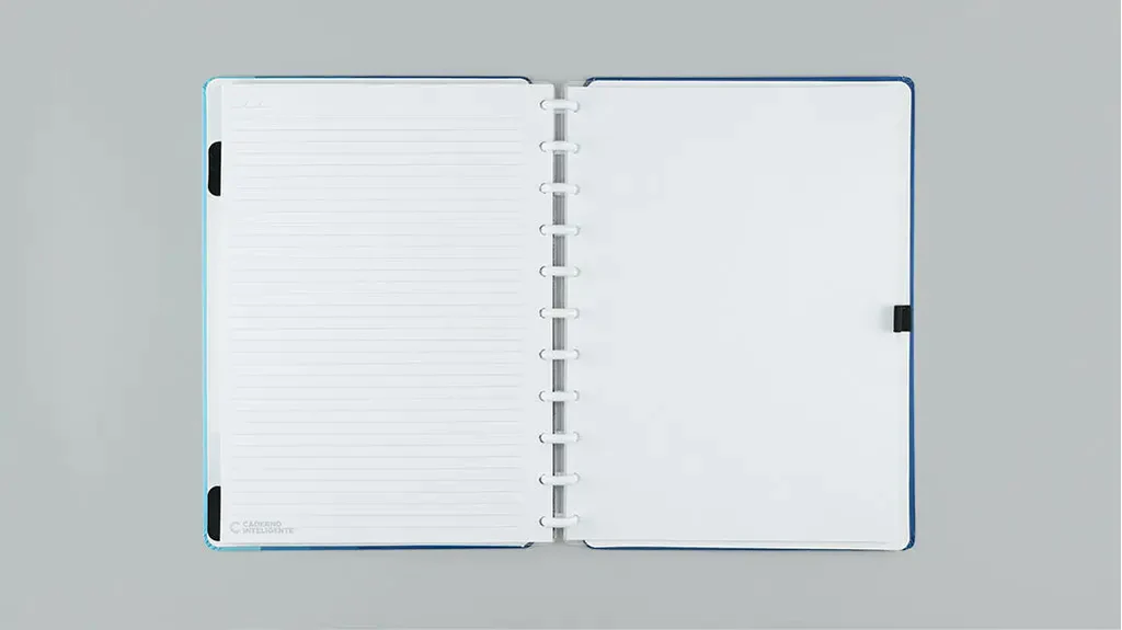 Caderno Inteligente Miguel Luz com 60 Folhas Pautadas 20 Folhas Lisas