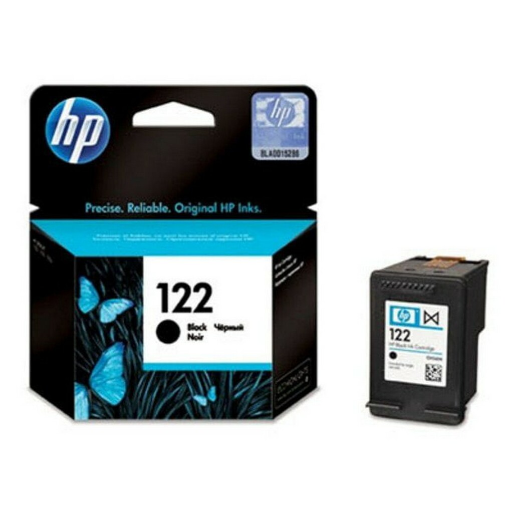 Cartucho de Tinta HP 122 Preto Original - CH561HB - 120 páginas para 1000, 1050, 1055, 2000, 2050, 3000, 3050, 3050A