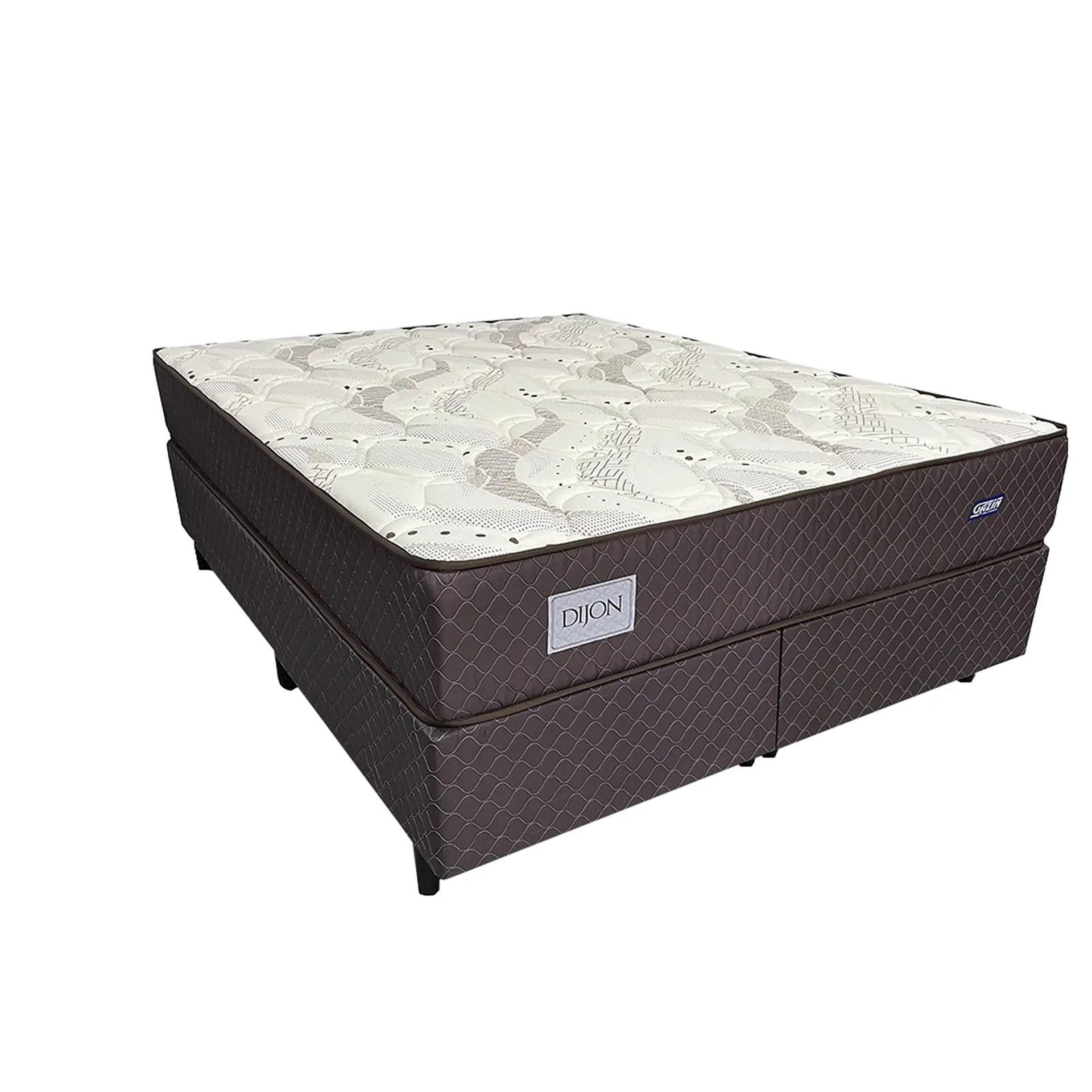 Colchão Cama Box Gazin Molas BlueWave Casal Dijon 138x188 - Marrom