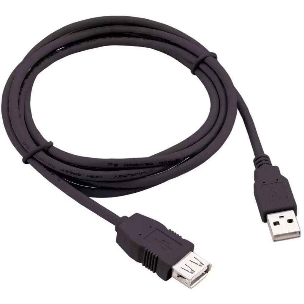Cabo USB A-Macho - A-Fêmea 1,8 Metros Preto Multilaser - WI026