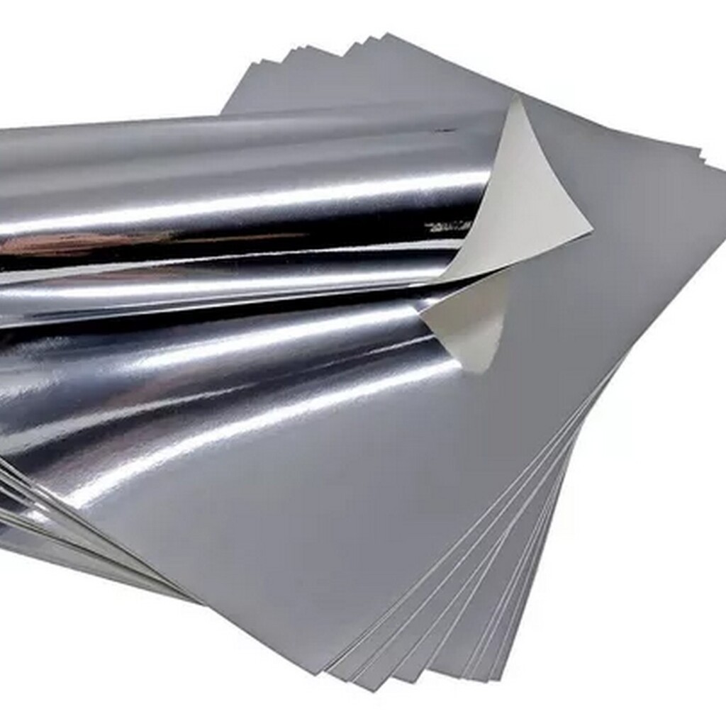 Papel Laminado A4 10 Folhas 250 Gramas Prata Masterprint - 302070041