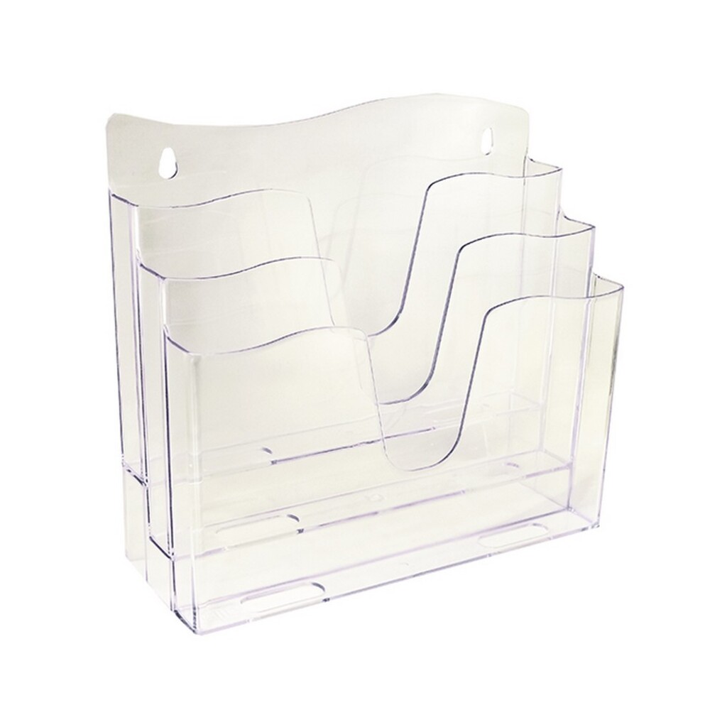 Organizador de Pastas e Revistas Triplo Cristal Dellocolor Dello - 3055.H.0003