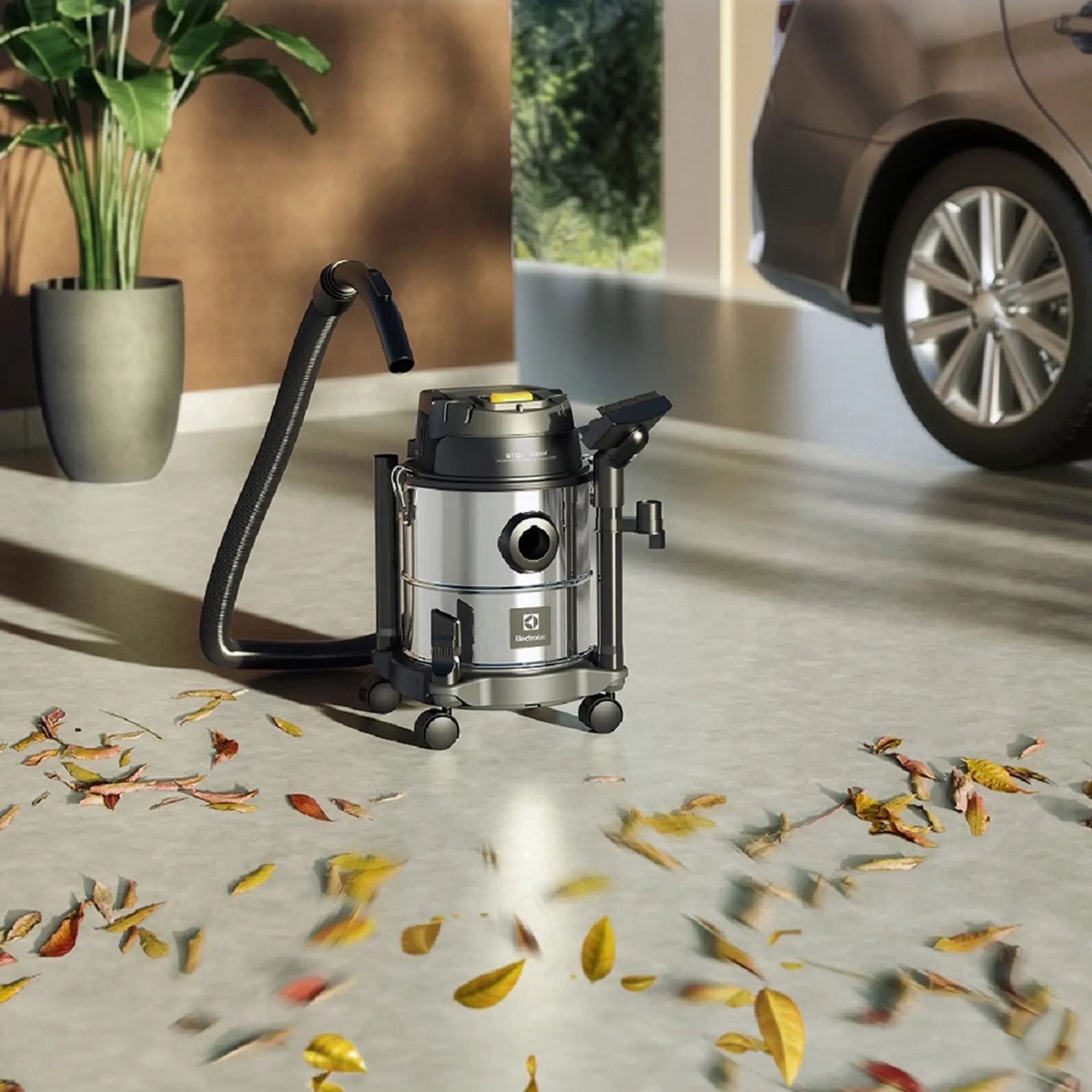 Aspirador de Pó e Água Electrolux 12L 1500W Compacto GT12i - Inox - 110 Volts