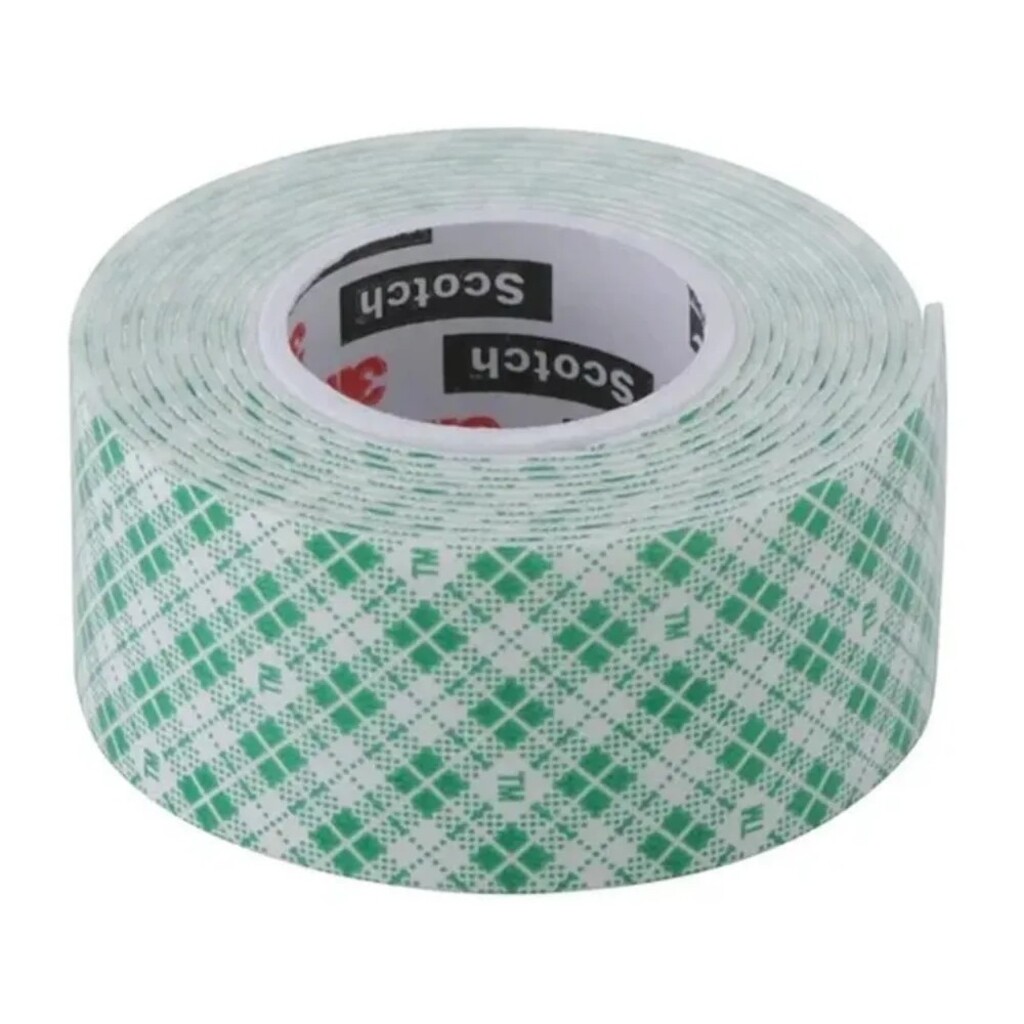 Fita Dupla Face de Espuma 24mm x 1,5 Metros Unitário Fixa Forte - Scotch 3M - HB004613186