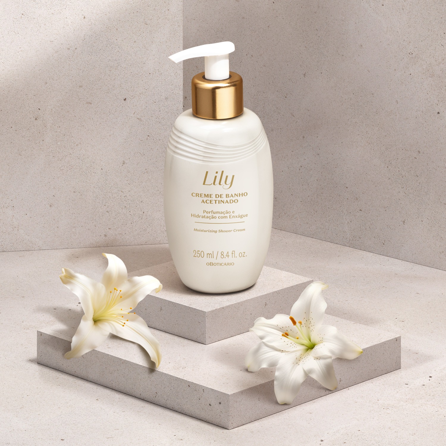 Creme de Banho Acetinado Lily 250ml