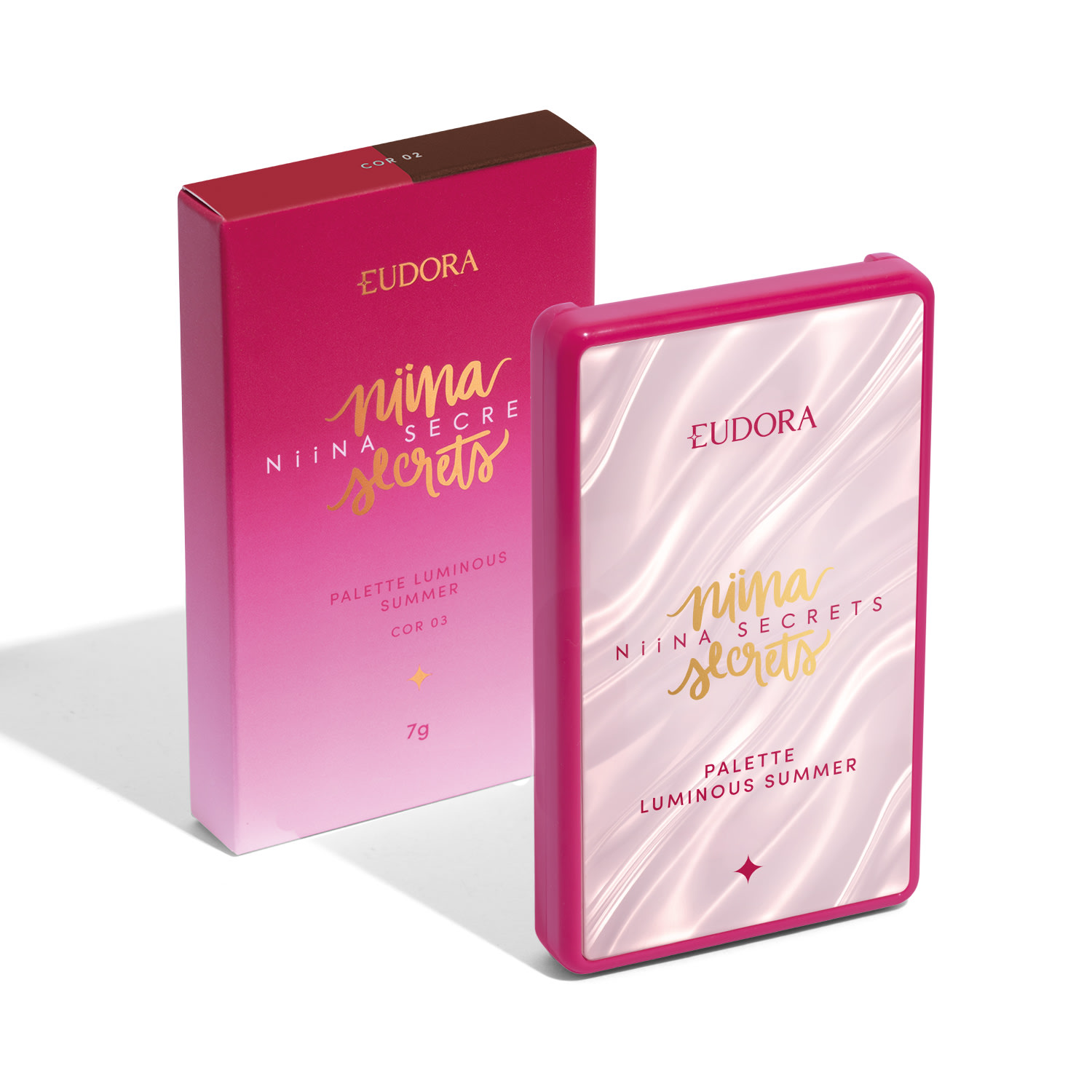Paleta Multifuncional Niina Secrets Luminous Summer Cor 2 7g
