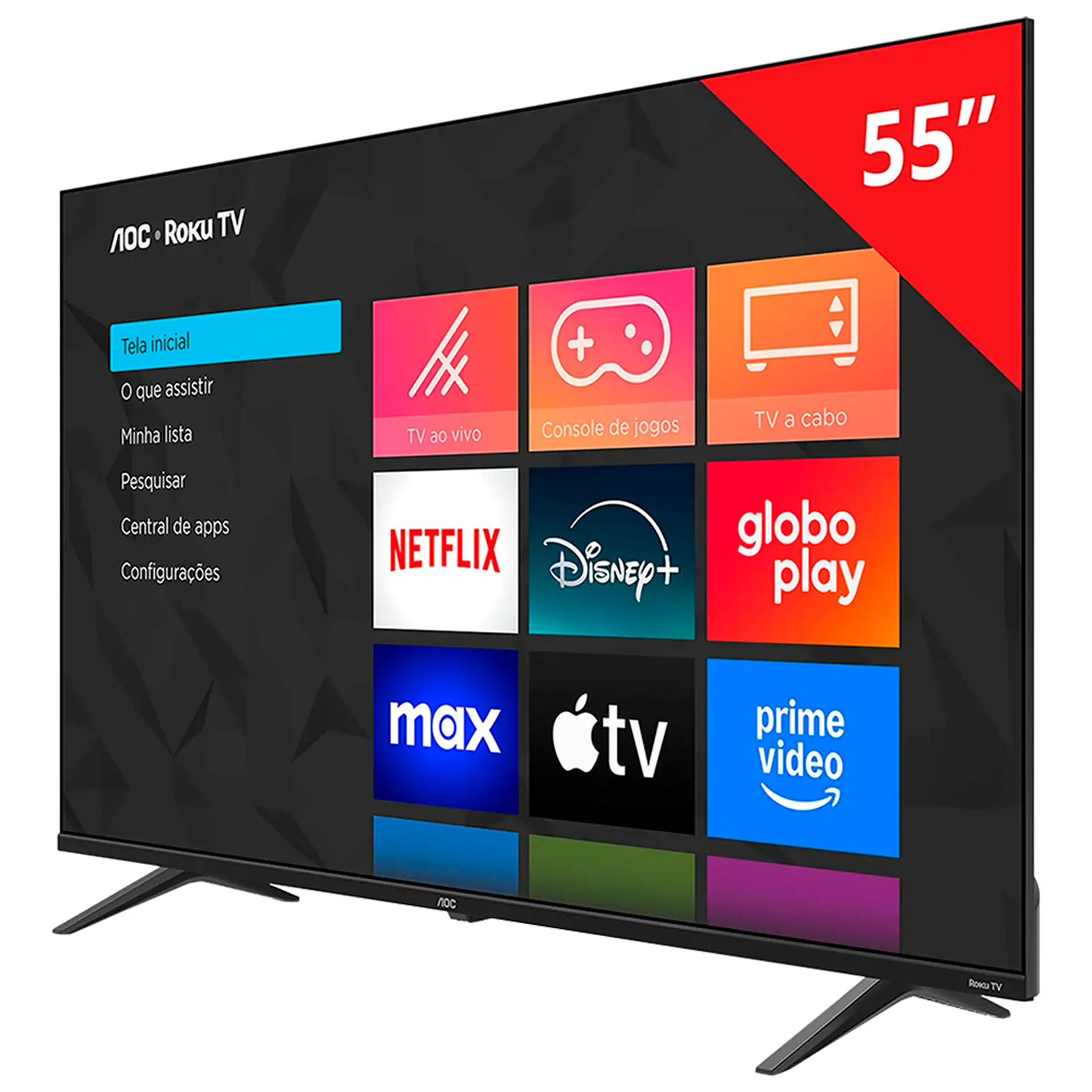 Smart TV AOC LED 55" 4K Wi-Fi HDR10 HDMI 55U7045/78G