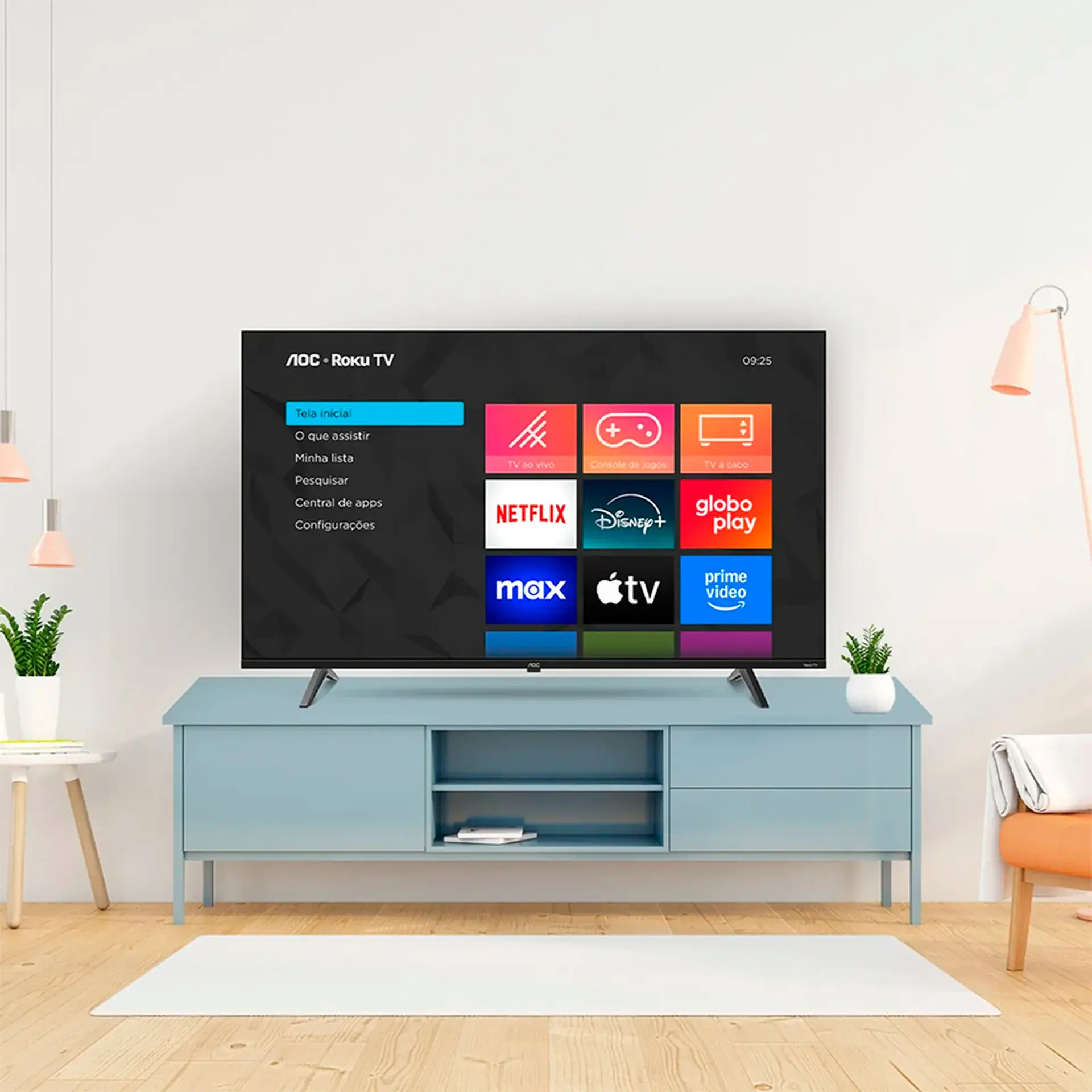 Smart TV AOC LED 55" 4K Wi-Fi HDR10 HDMI 55U7045/78G