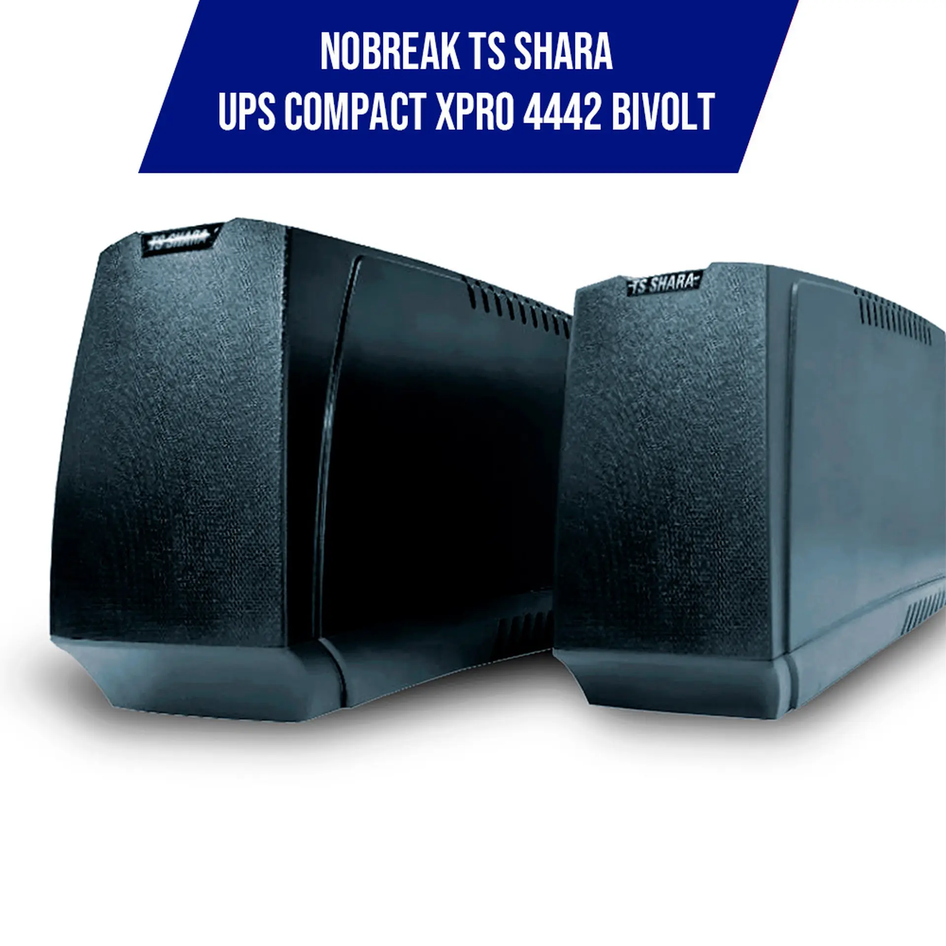 Nobreak TS Shara UPS Compact XPRO 800VA 6 Tomadas 4442 - Preto - Bivolt