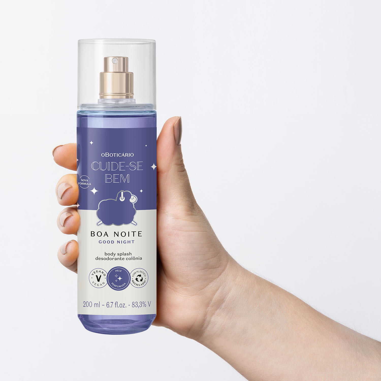 Body Splash Desodorante Colônia Cuide-se Bem Boa Noite 200ml