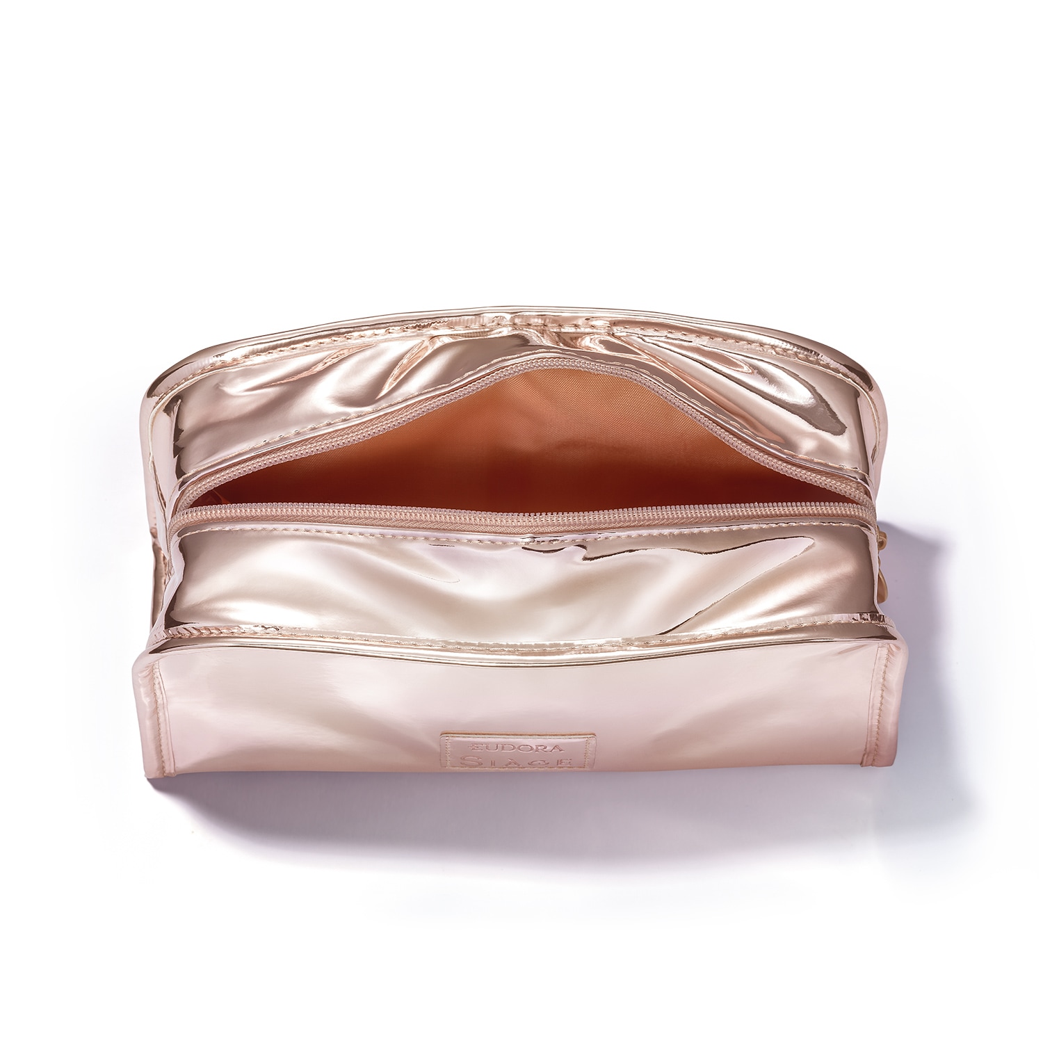 Nécessaire Rose Gold Metalizado Eudora Siàge