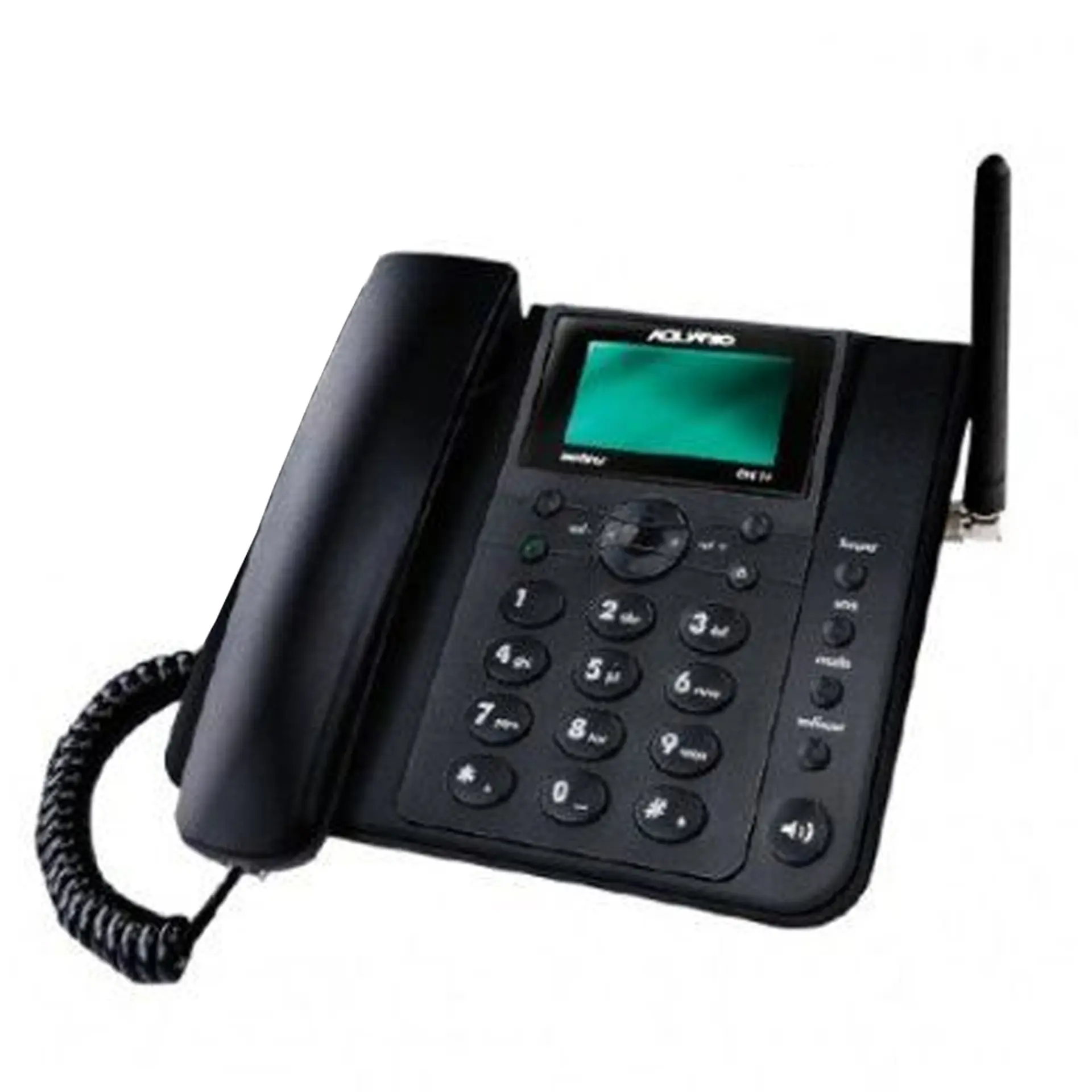 Telefone Celular Rural Aquário CA 801 Single Chip GPRS com Viva-Voz - Preto