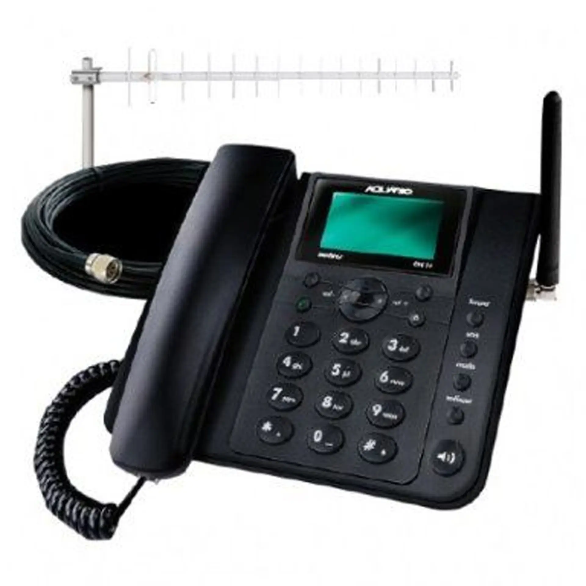 Telefone Celular Rural Aquário CA 801 Single Chip GPRS com Viva-Voz - Preto