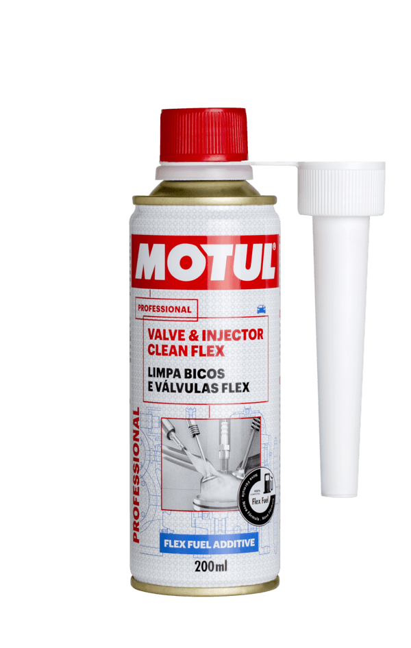 Limpa Bico Carro Flex MOTUL VALVE AND INJECTOR CLEAN FLEX 200ml 112661