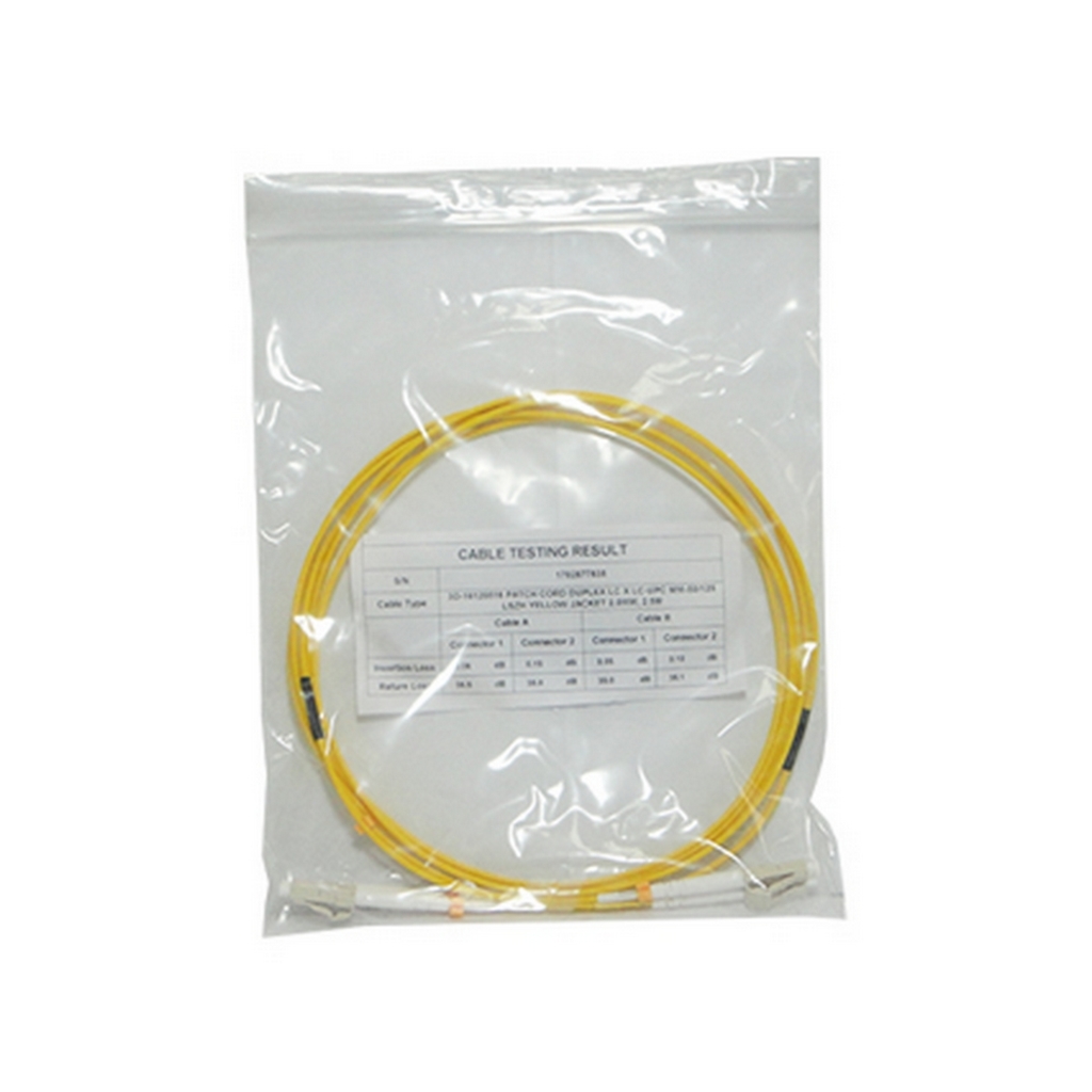 Cabo Patch Cord LC/UPC-LC/UPC 50/125 Fibra Optica 2,5M Duplo Seccon SecFiber - NKLT-LULU2B3022.250C