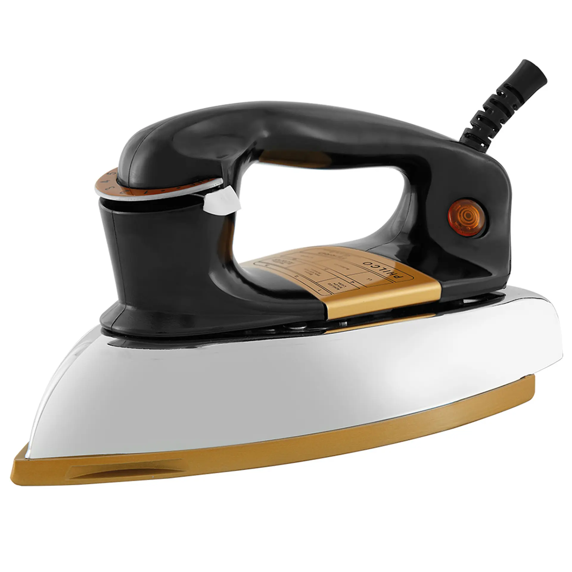 Ferro de Passar a Seco Philco Retro PFE01P 1100W - Preto - 110 Volts