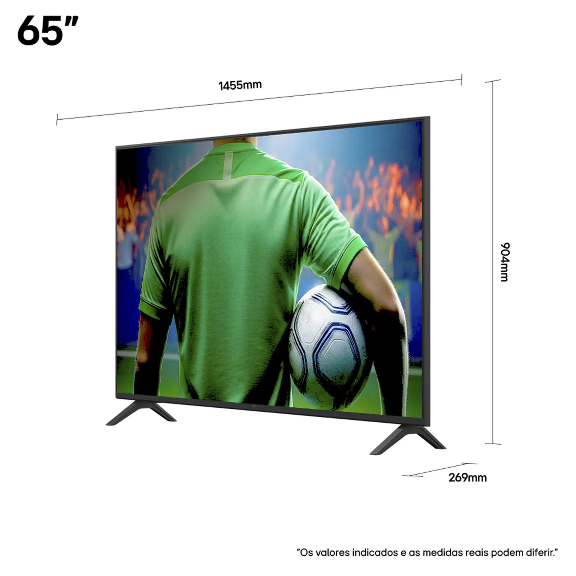 Smart TV LG 65" 4K Wi-Fi WebOS Filmmaker Mode 65UA8550PSA