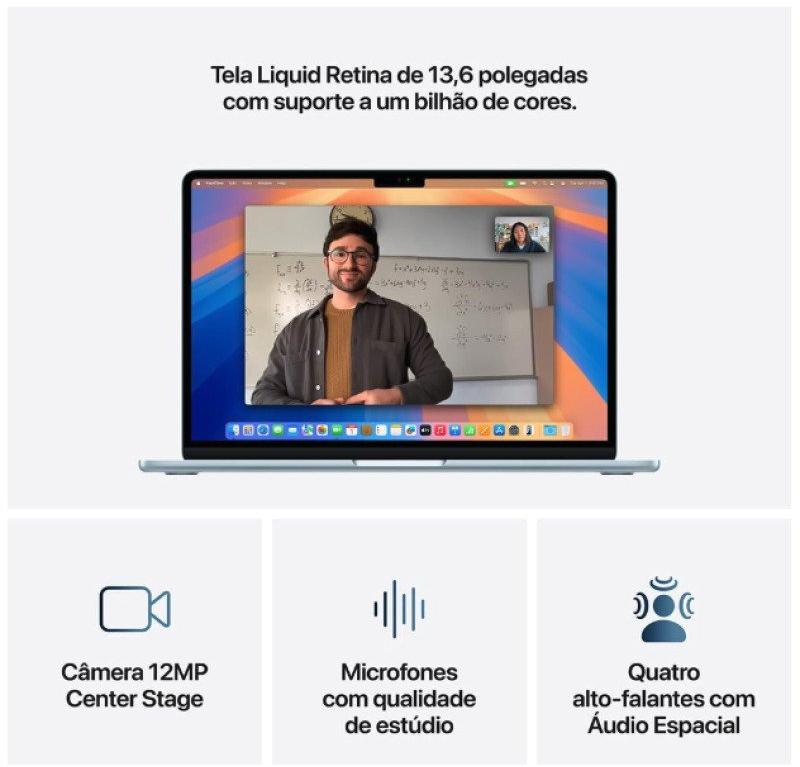 MacBook Air 13″ Chip M5 16 GB RAM 512 GB SSD Sky Blue