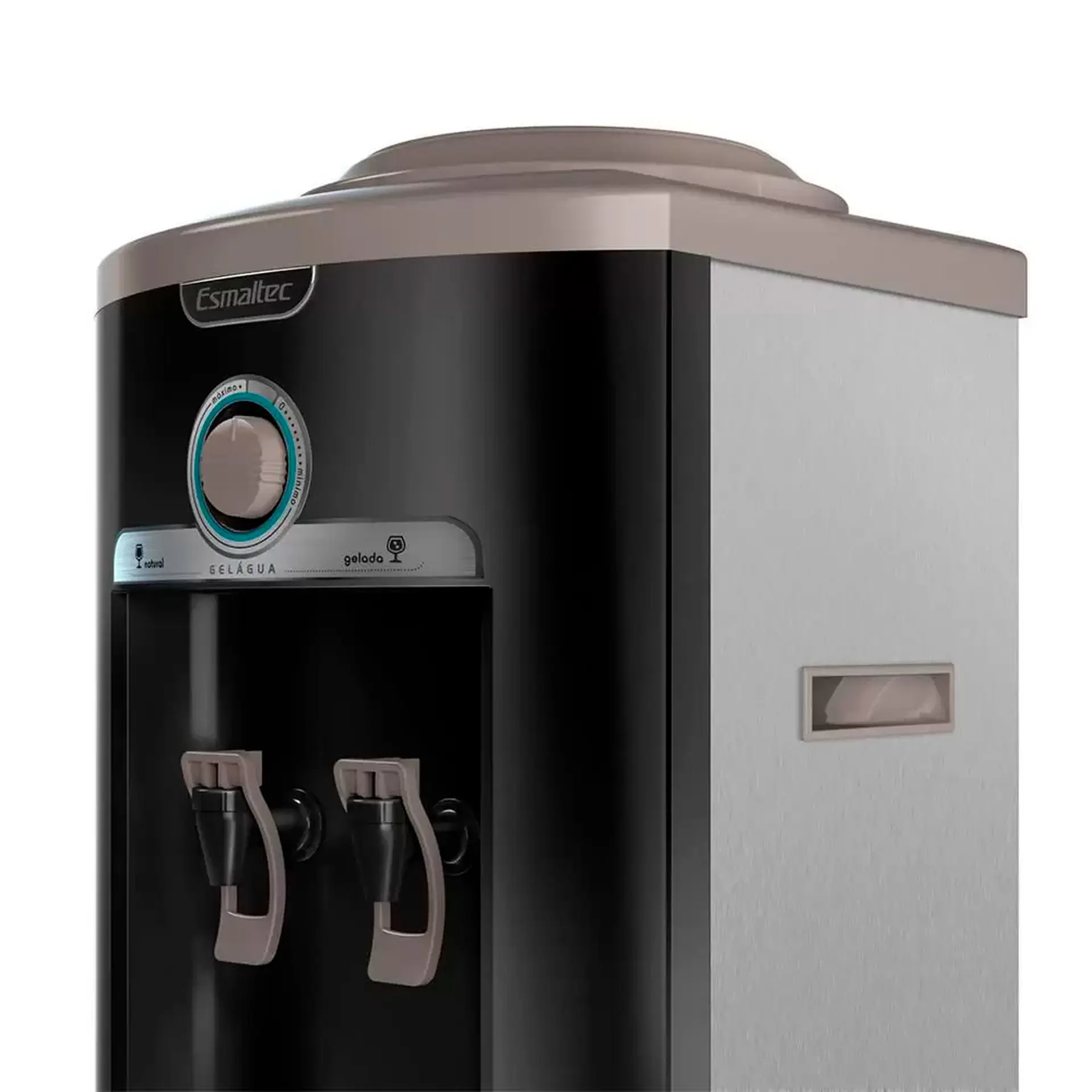 Bebedouro de Água Eletrônico Esmaltec 1,8L Sistema Easy Open EGC35B - Inox - 110 Volts