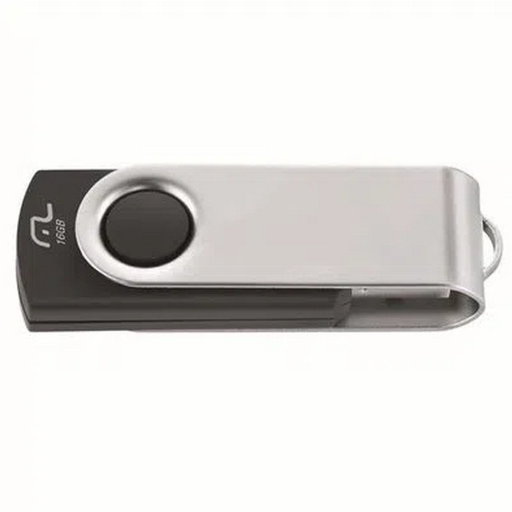 Pen Drive Multilaser 16GB Twist Preto - PD588