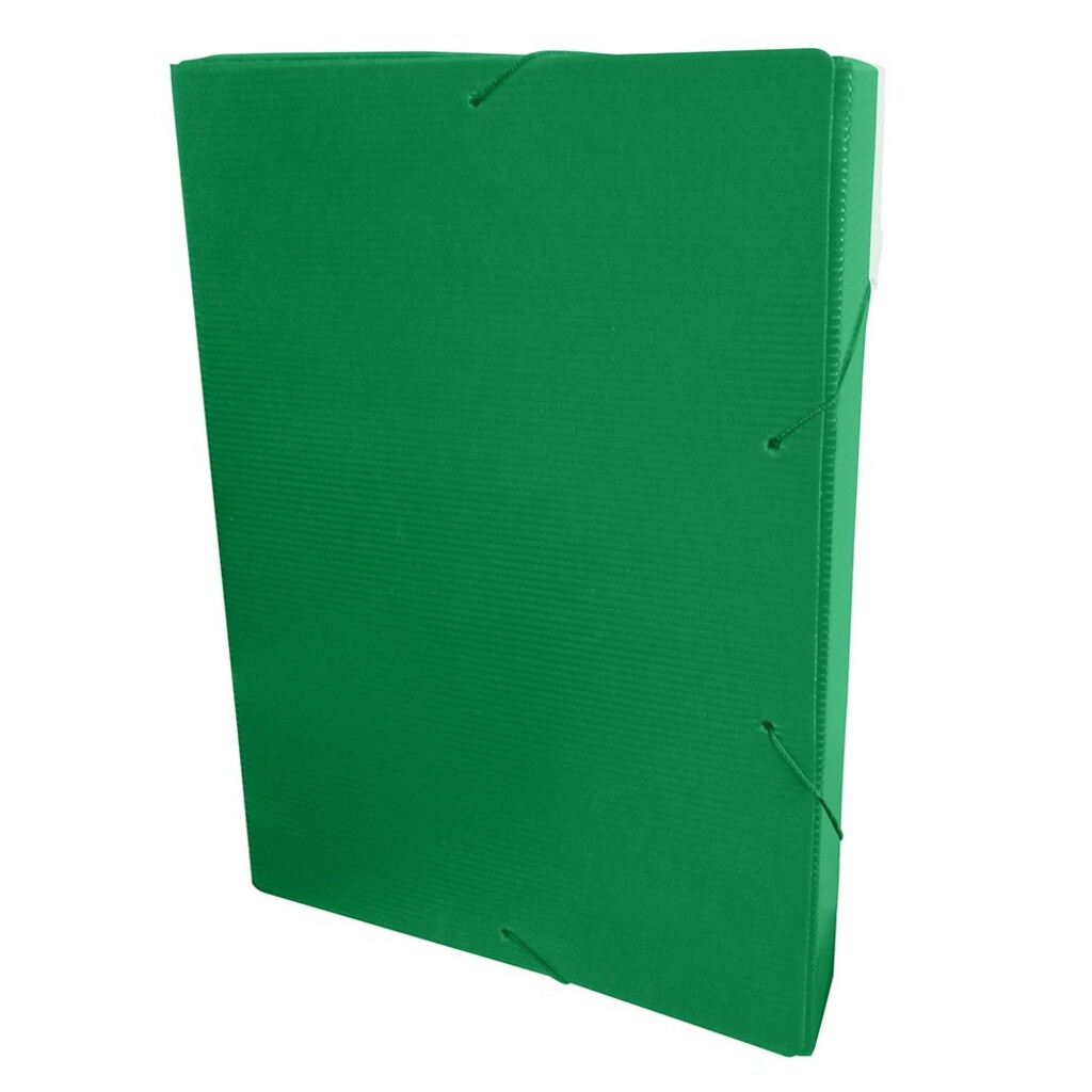Pasta Aba Elástico Ofício 340 x 245mm Lombo 2cm Verde Polidello Dello Unitário 0961T0010